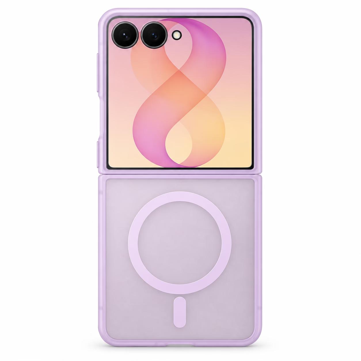 Samsung Z-Flip 8/7 - Smoke MagSafe - Light Purple