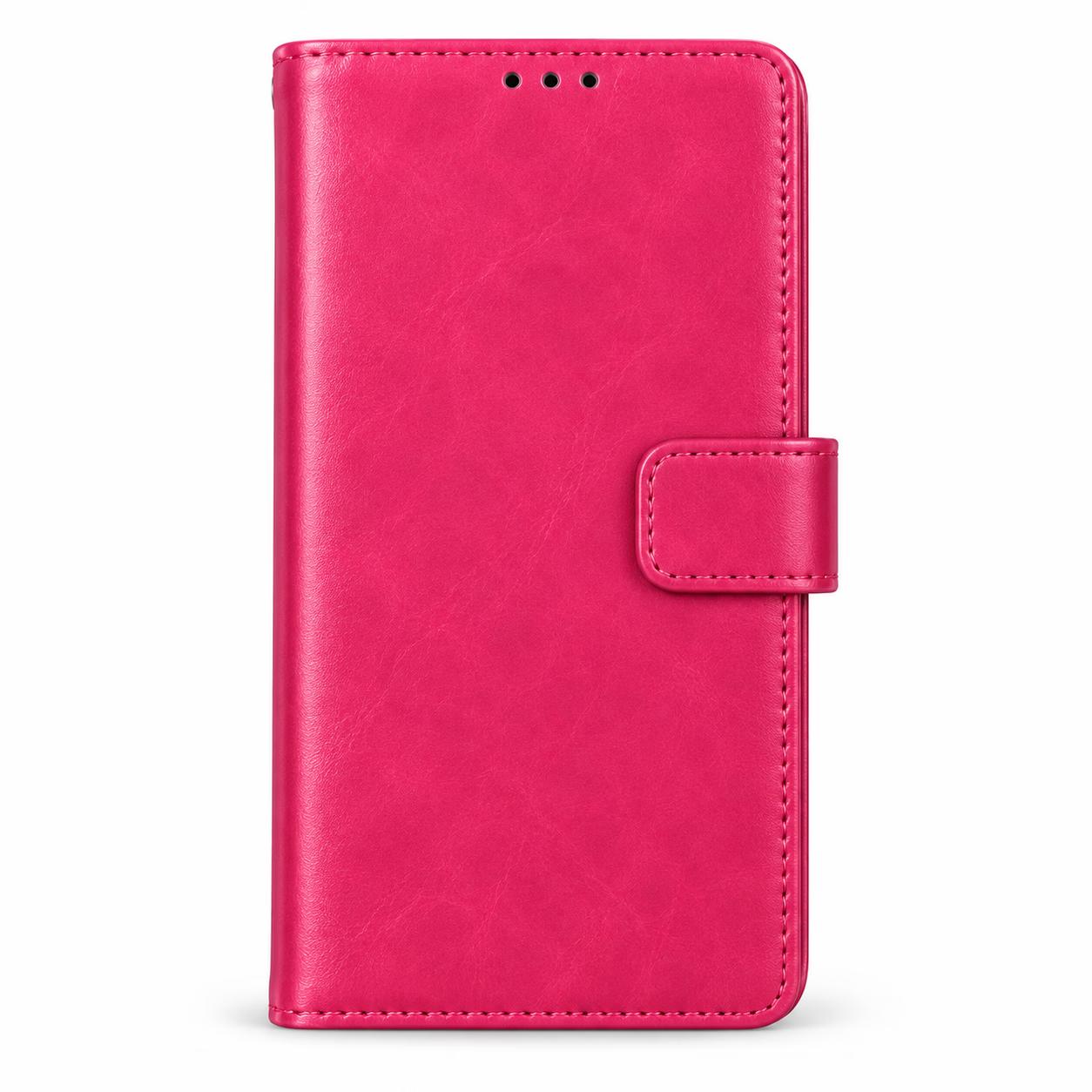 Moto Edge 2025 - Classic Leather Wallet - Pink