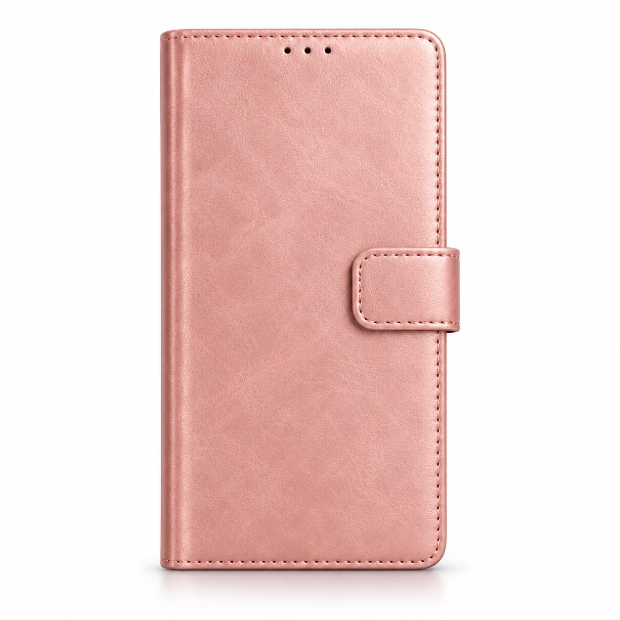 Samsung S23 - Classic Leather Wallet - Rose Gold