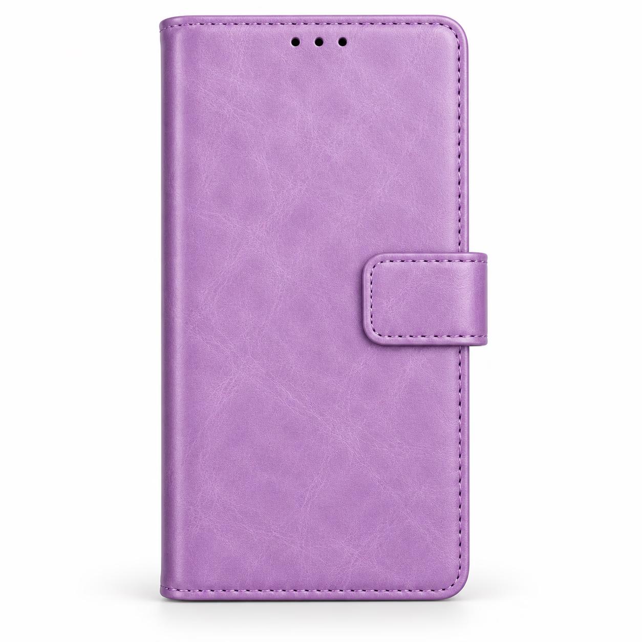 Samsung S23 - Classic Leather Wallet - Purple