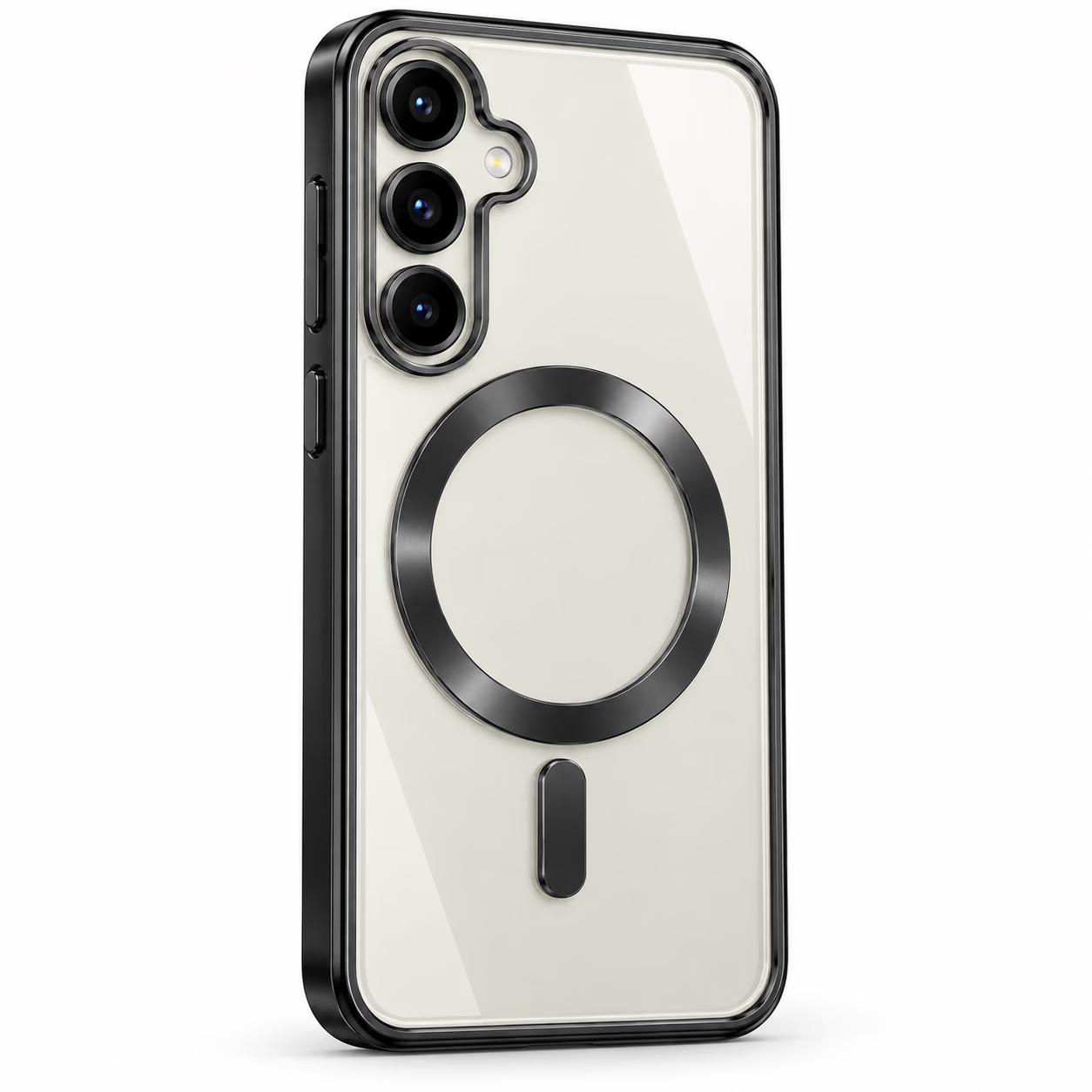 Samsung A16 - Chrome MagSafe + Lens Protection - Black