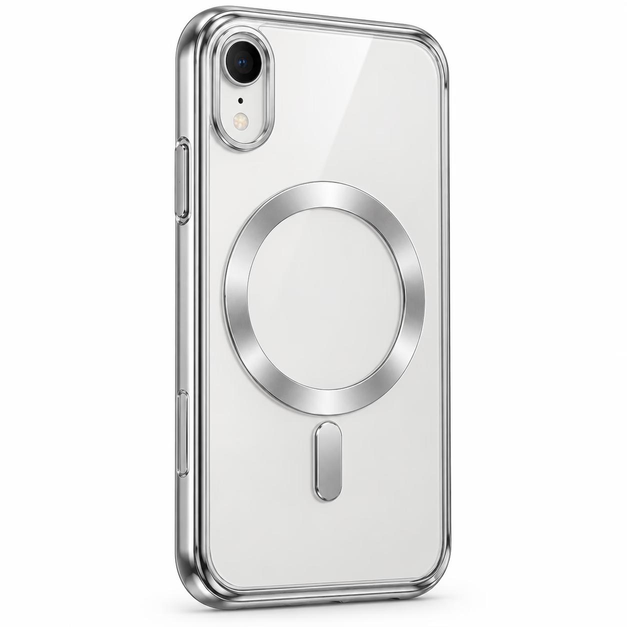 iPhone XR - Chrome MagSafe + Lens Protection - Silver