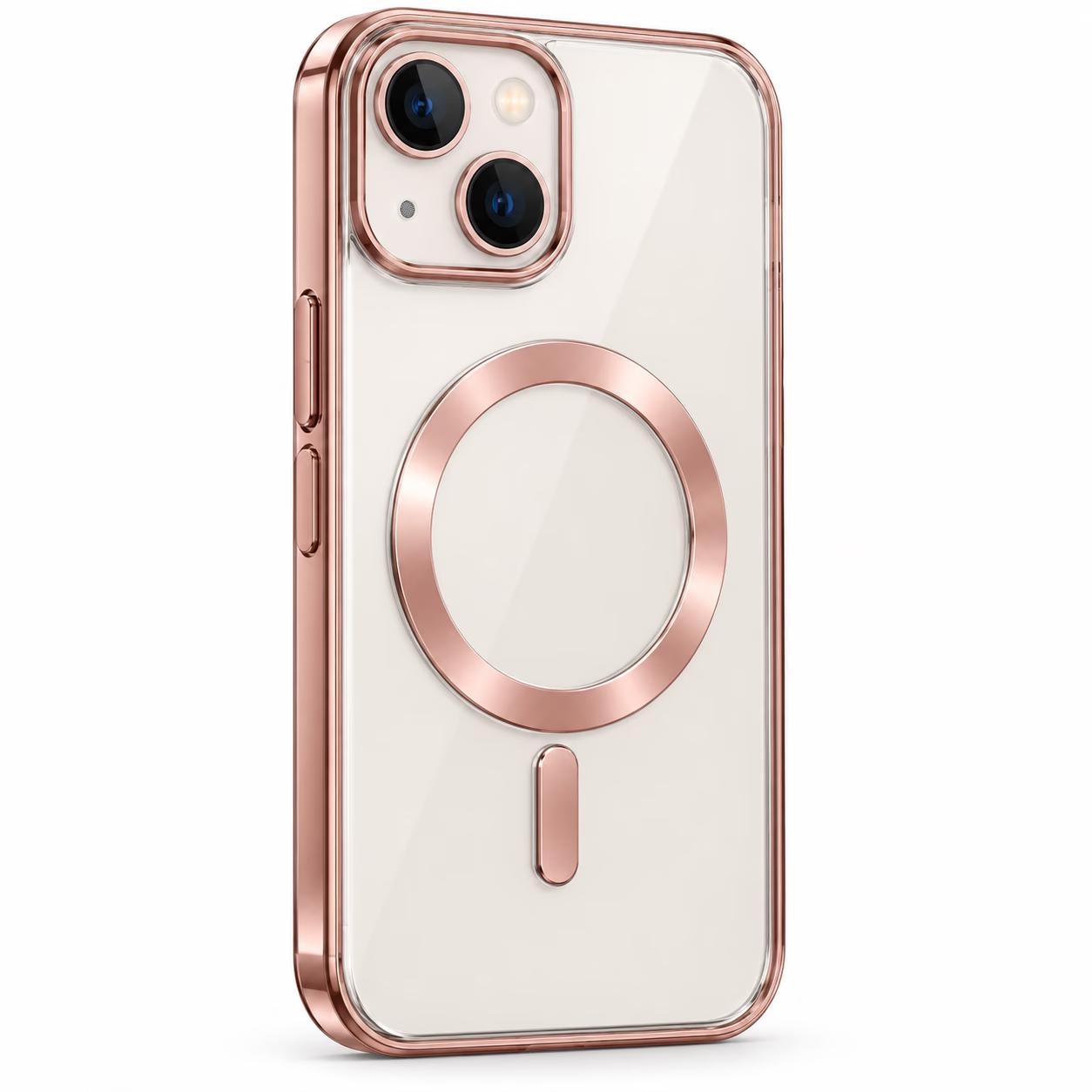 iPhone 13 - Chrome MagSafe + Lens Protection - Rose Gold