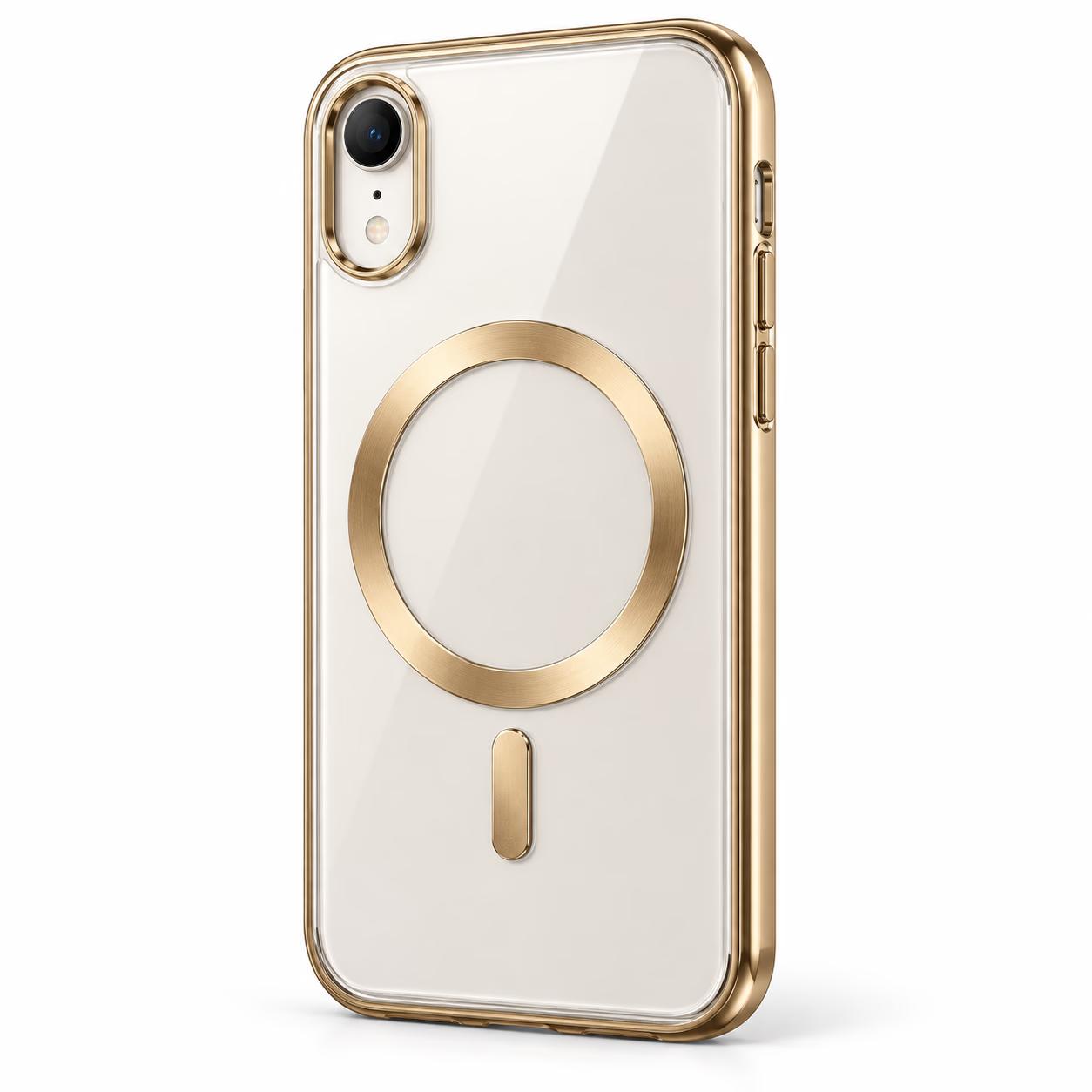 iPhone XR - Chrome MagSafe + Lens Protection - Gold