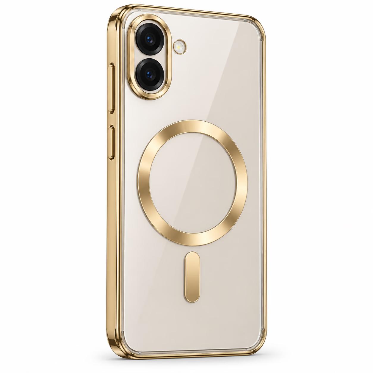 Samsung A07 - Chrome Magsafe + Lens Protection - Gold