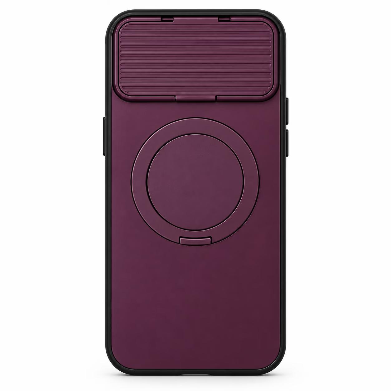 iPhone Duo - Armor Shutter MagStand - Maroon