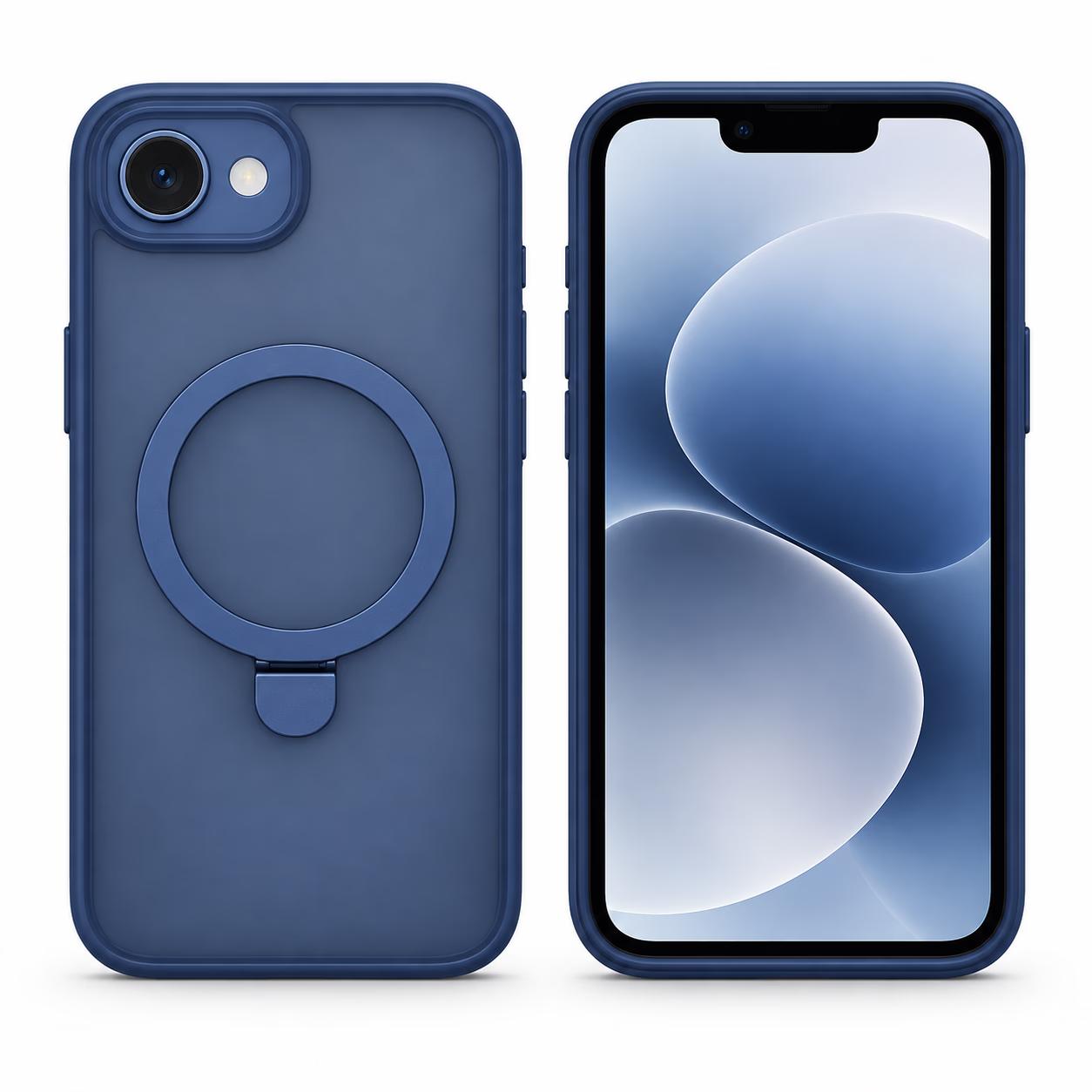 iPhone 16E/17E - Frost MagStand - Navy Blue