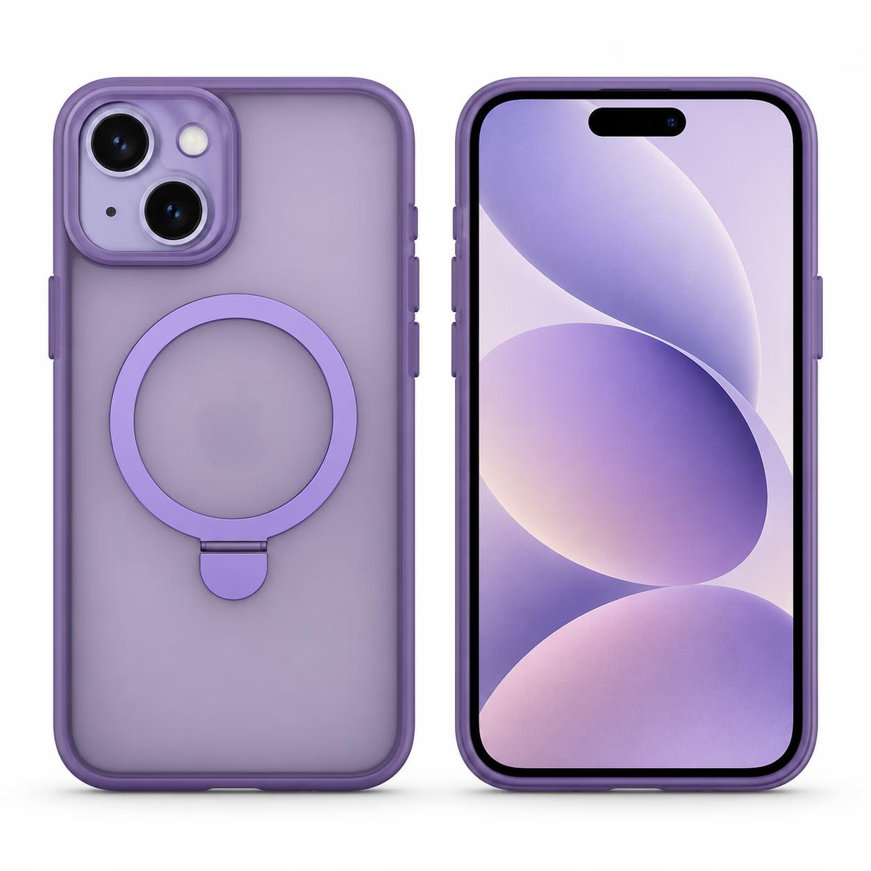 iPhone 15 Plus - Frost MagStand - Purple
