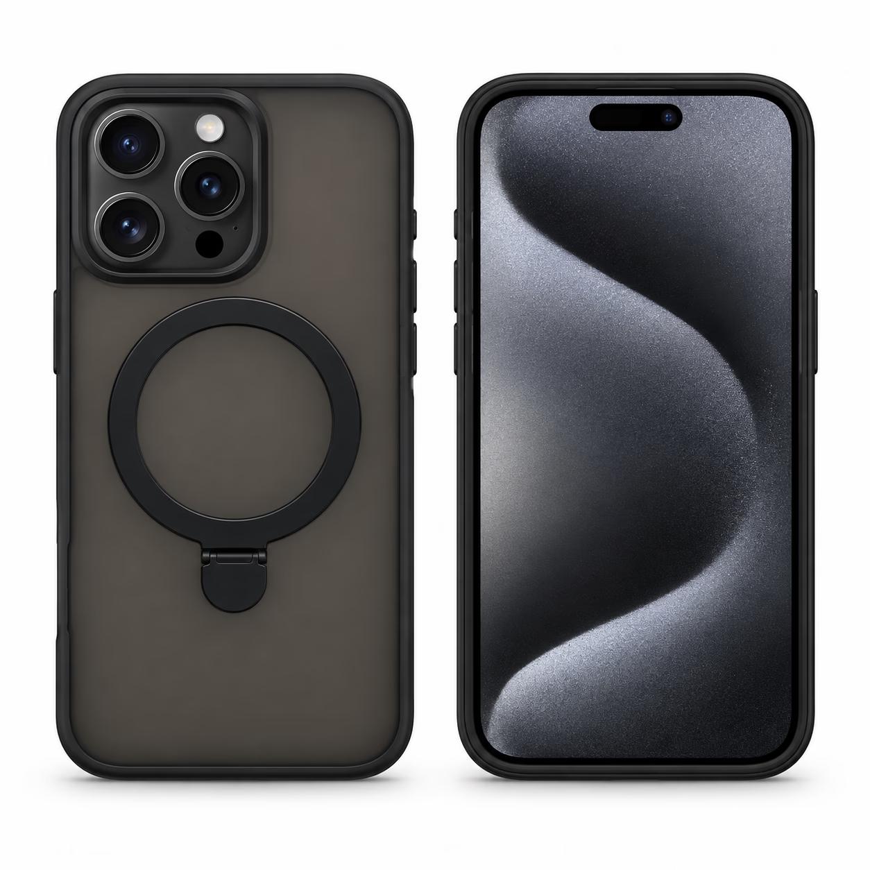 iPhone 15 Pro - Frost MagStand - Black