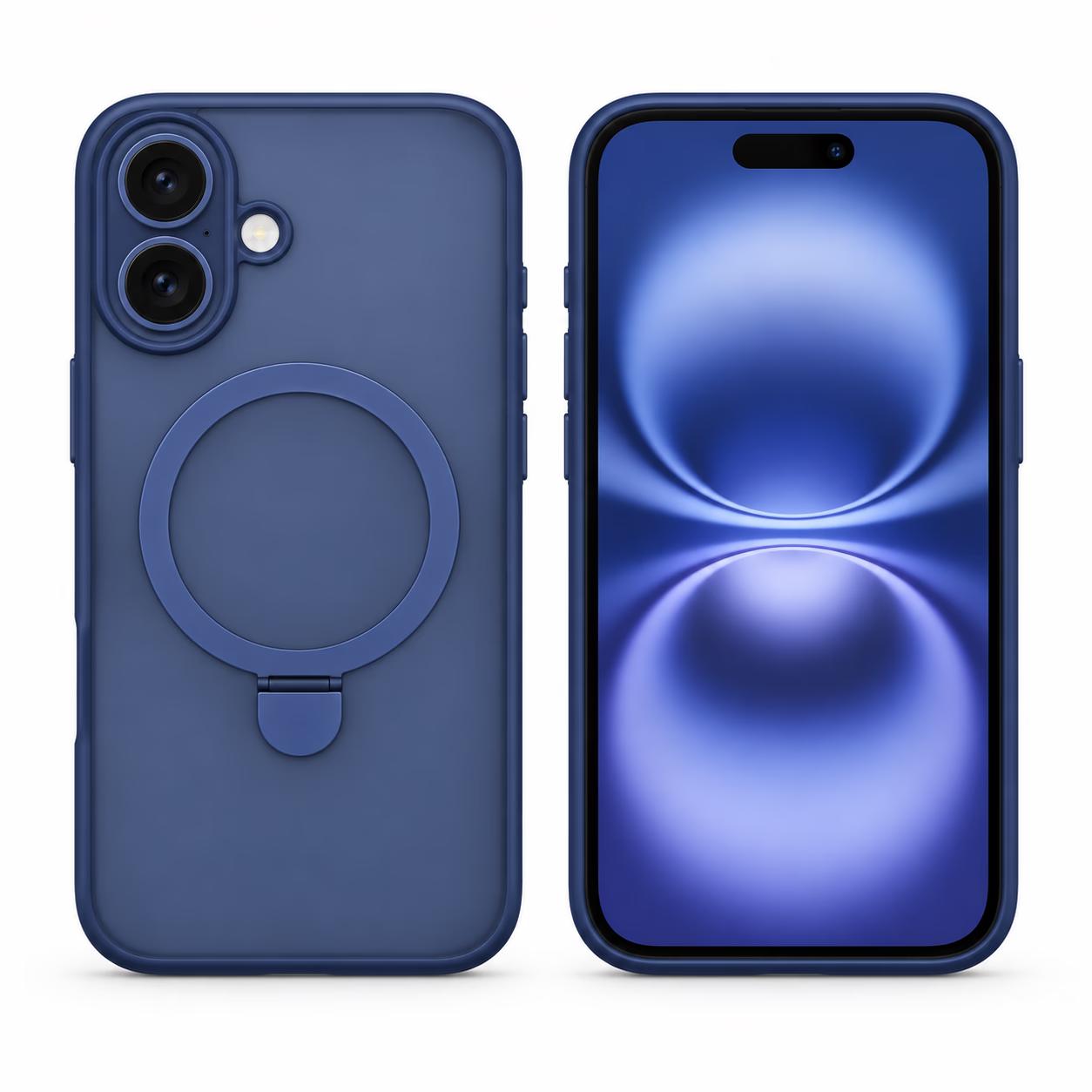 iPhone 16 - Frost MagStand - Navy Blue