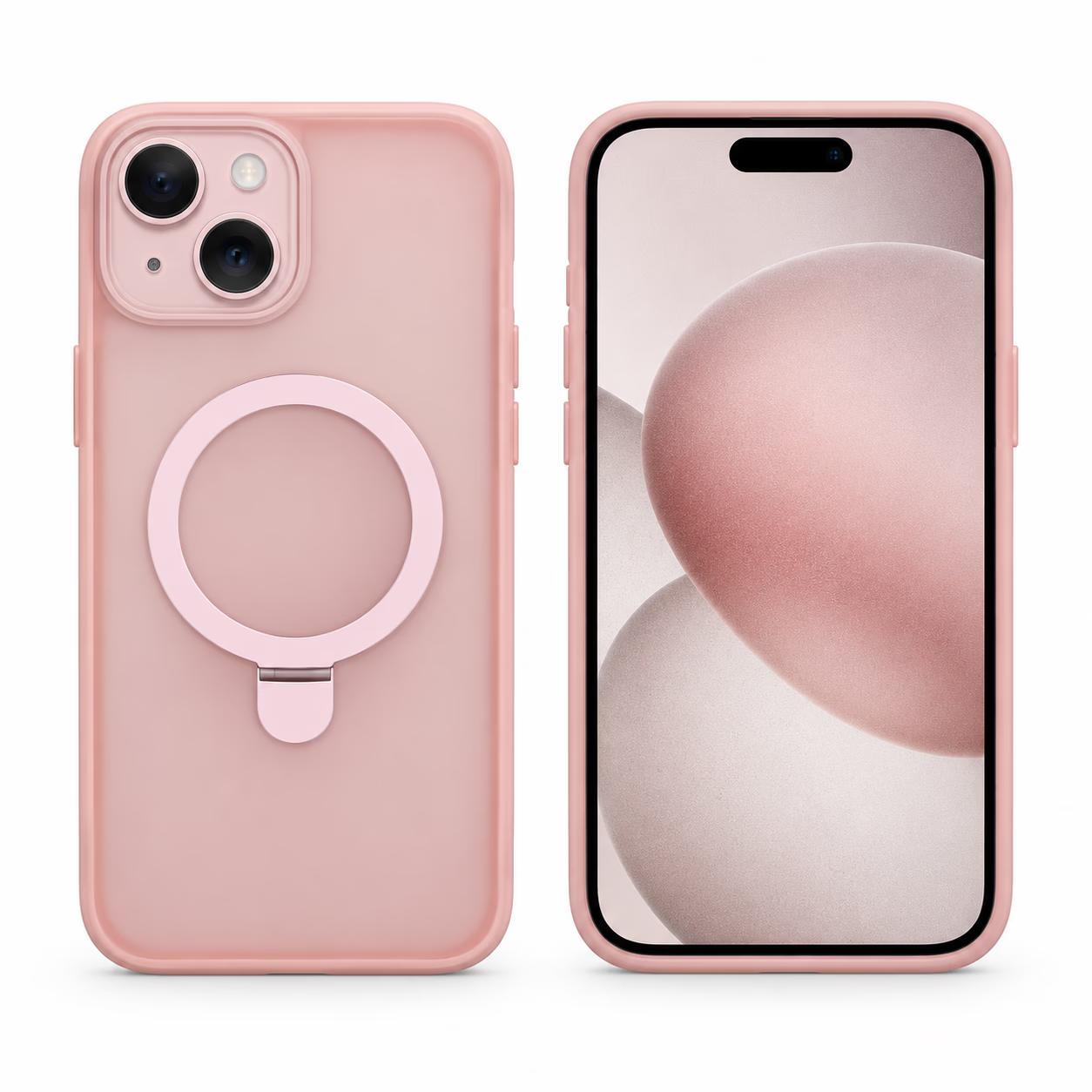 iPhone 15 Plus - Frost MagStand - Pink