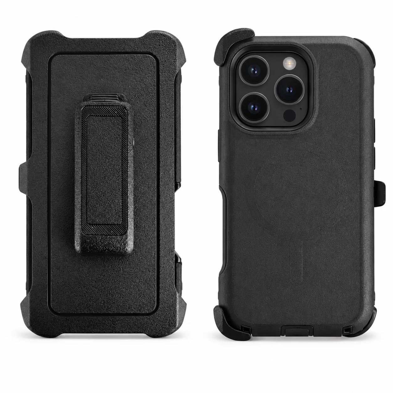 iPhone 14 Pro - Mag-Defense w/Clip - Black MagSafe