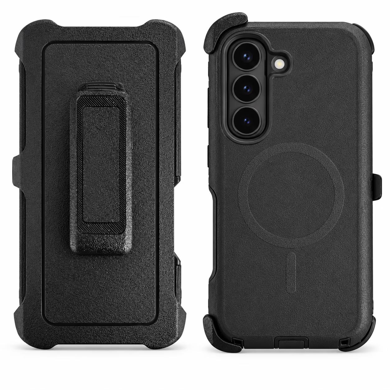 Samsung S26 Plus- Mag-Defense w/Clip - Black