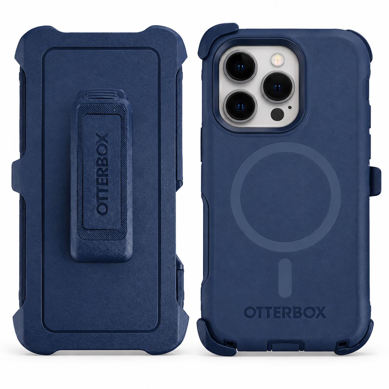 iPhone 16 Pro - Mag-Defense w/Clip- Navy Blue
