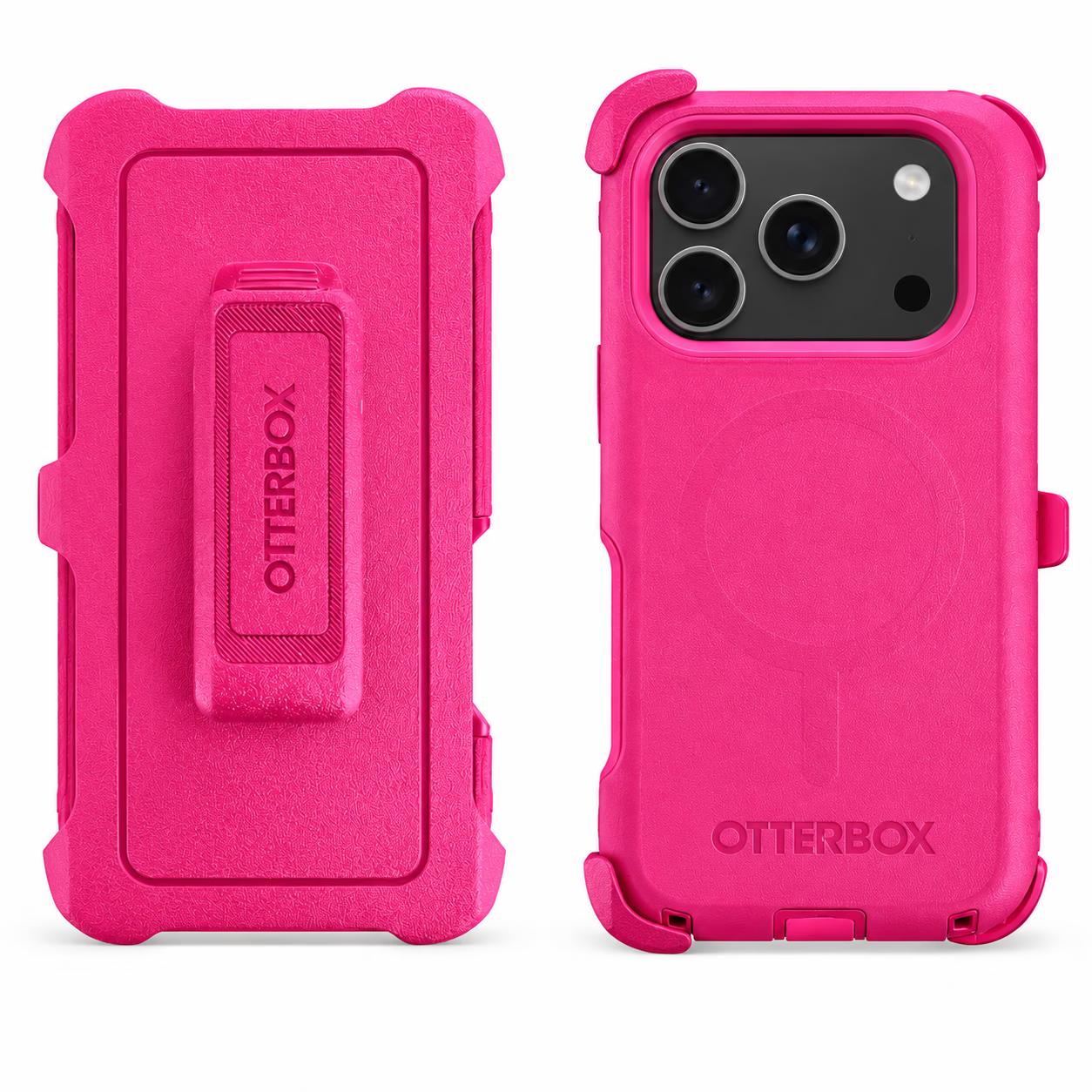 iPhone 17 Pro/18 Pro - Mag-Defense w/Clip- Pink