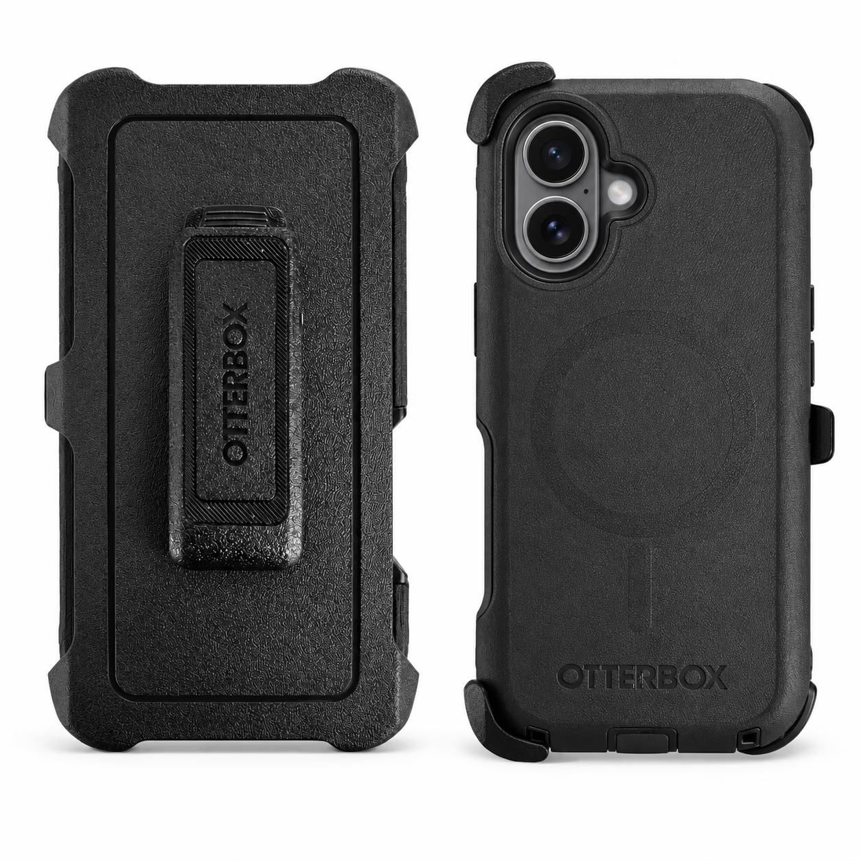 iPhone 16 Plus - Mag-Defense w/Clip- Black