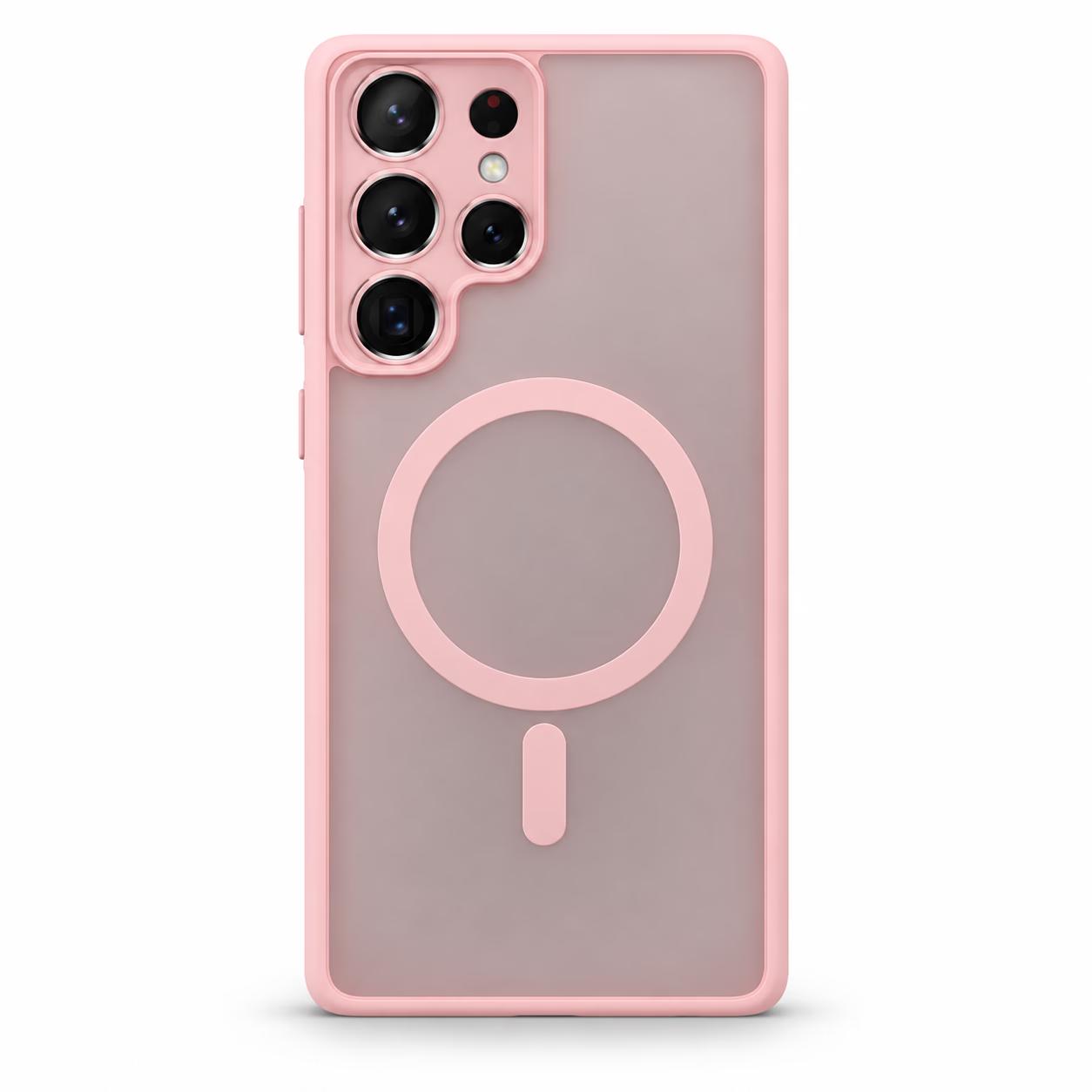 Samsung S22 Ultra - Smoke MagSafe - Baby Pink