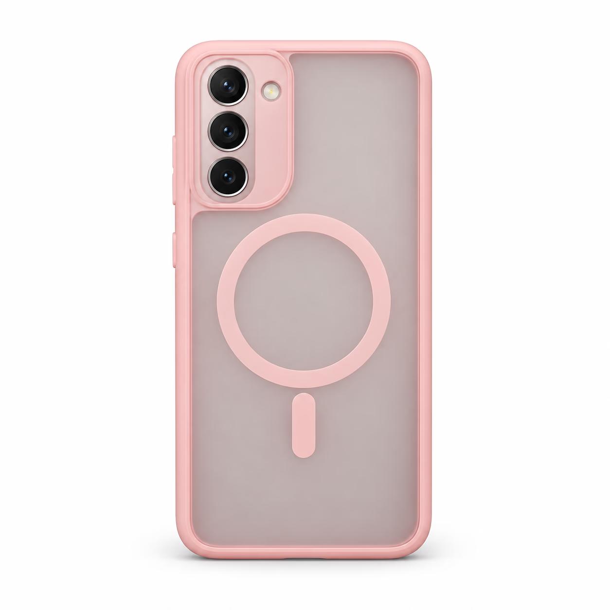 Samsung S23 - Smoke MagSafe - Baby Pink
