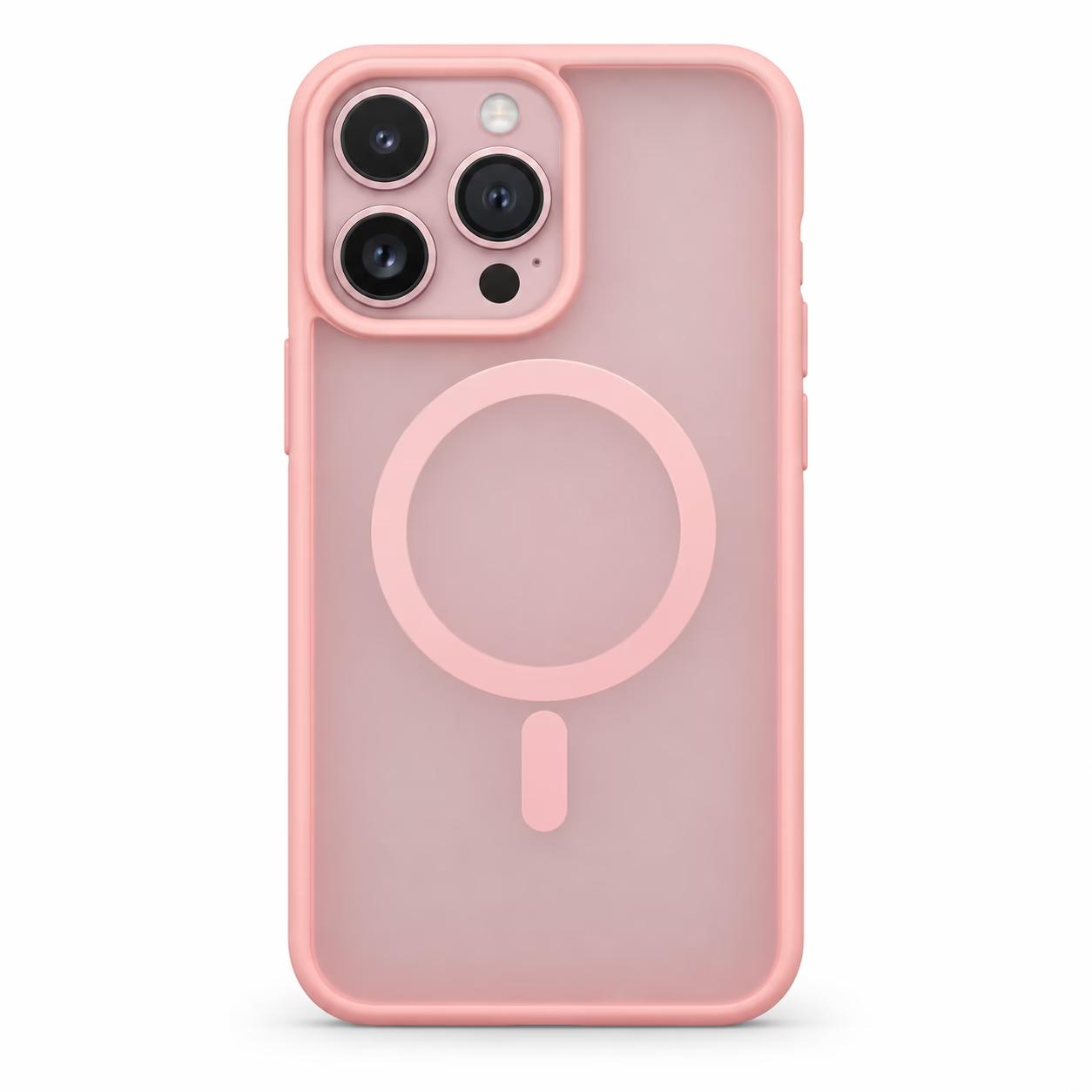iPhone 14 Pro - Smoke MagSafe - Baby Pink