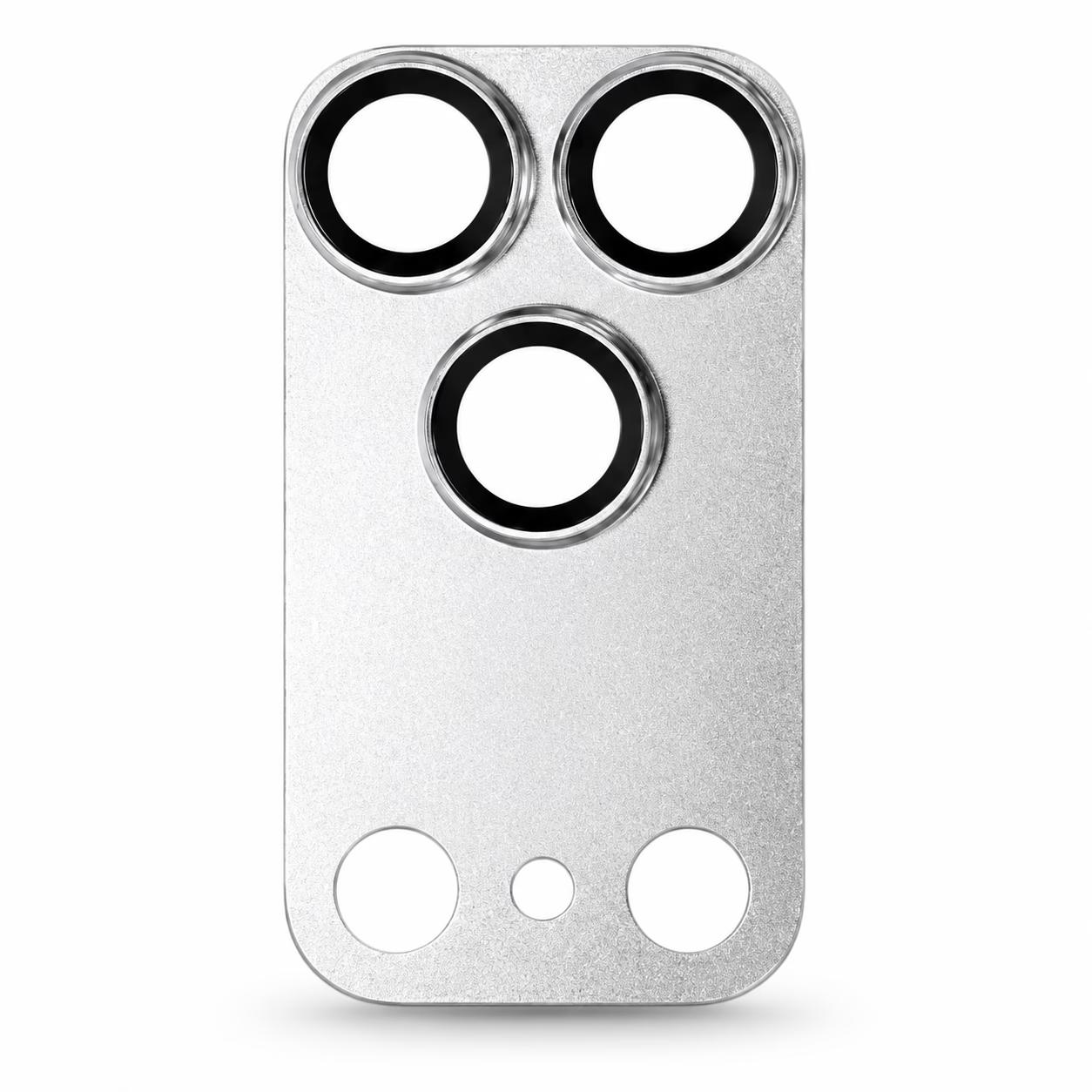 iPhone 18 Pro Max - Metal Camera Glass - Silver