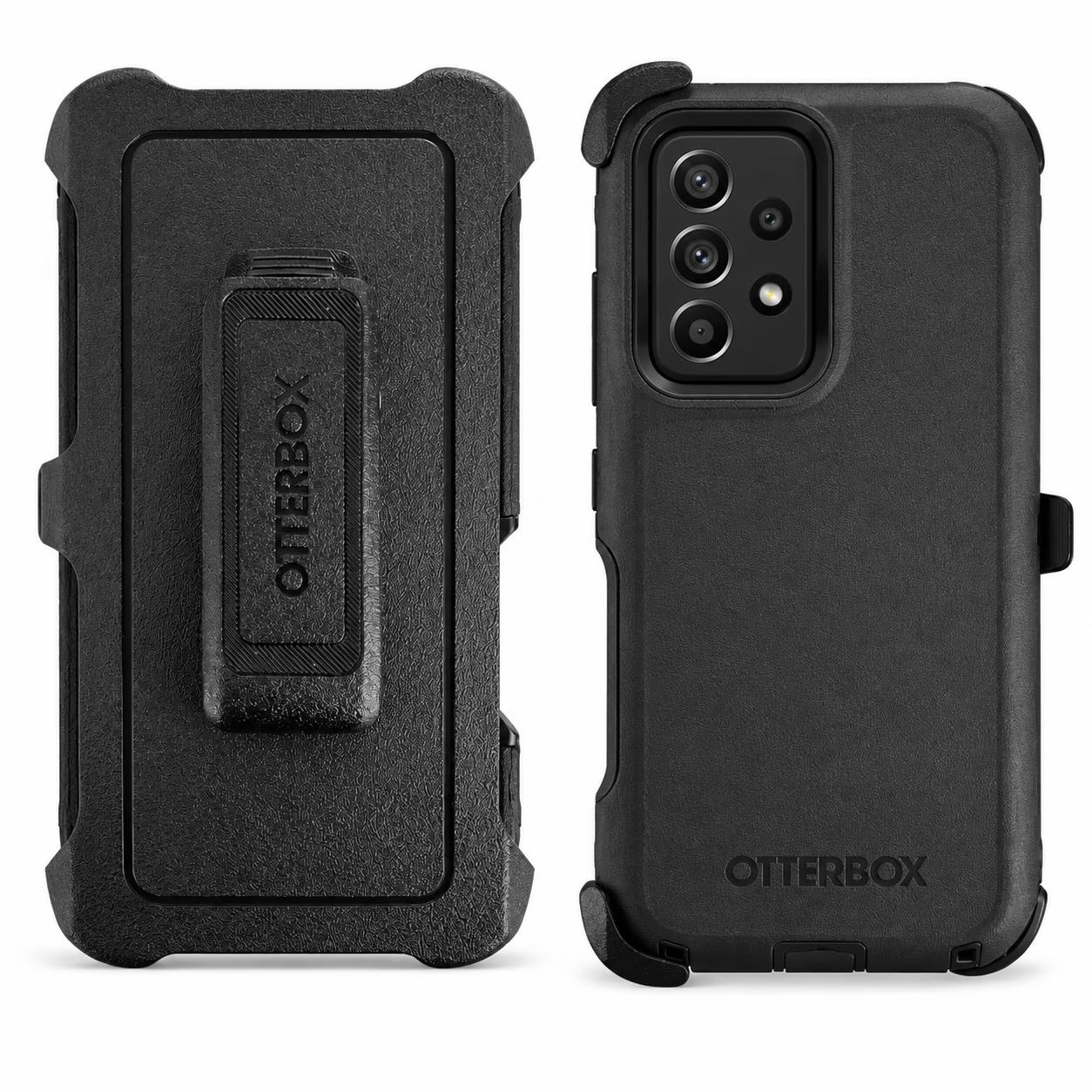 Samsung A52 - Defense Pro w/ Clip - Black
