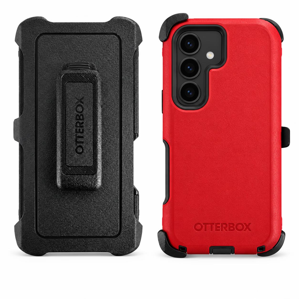 Samsung S26 - Defense Pro w/ Clip - Red