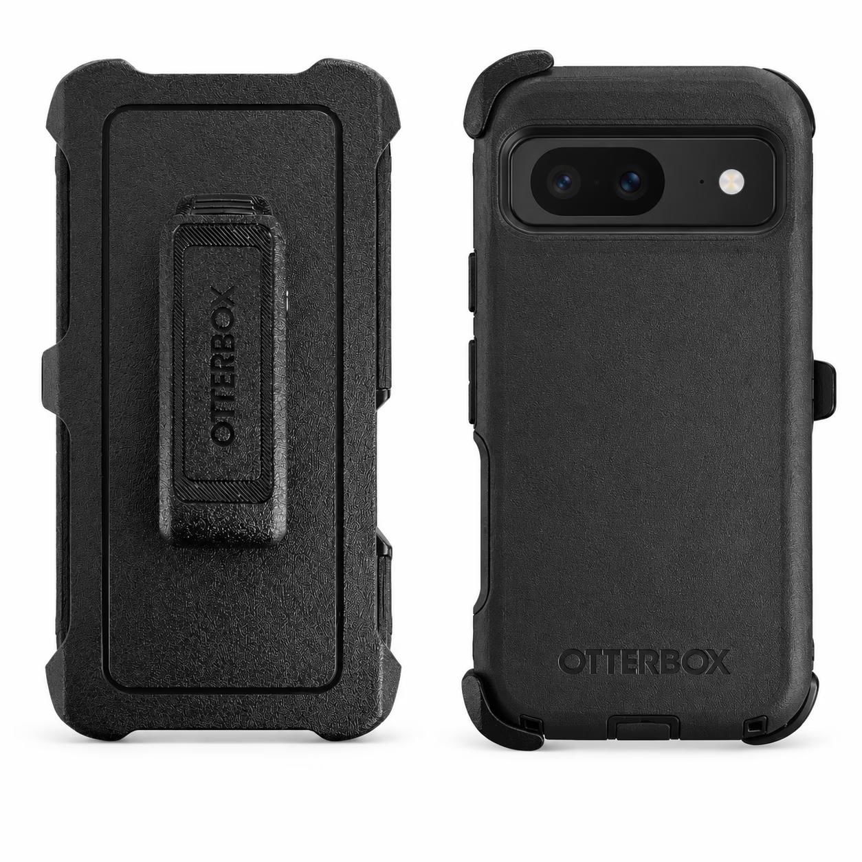 Google Pixel 8A - Defense Pro w/ Clip - Black
