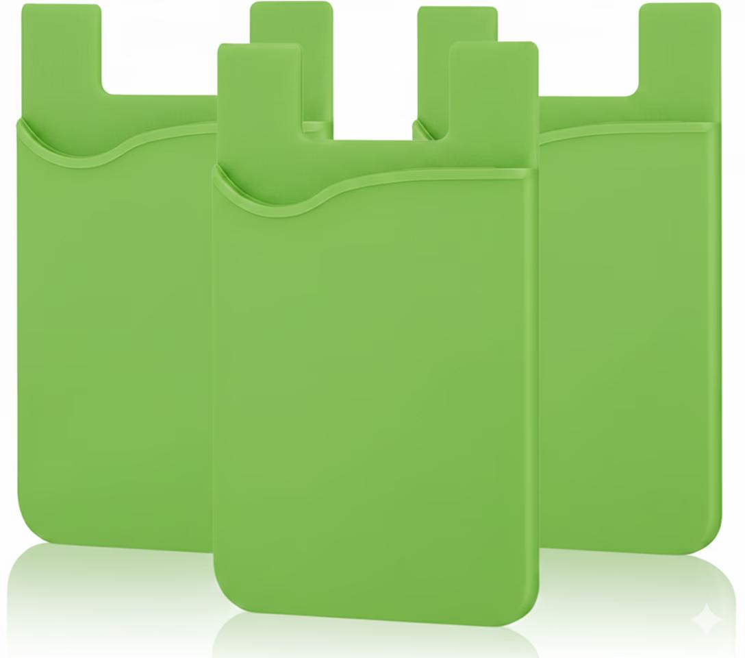 Silicone Card Holding Sticker - Green