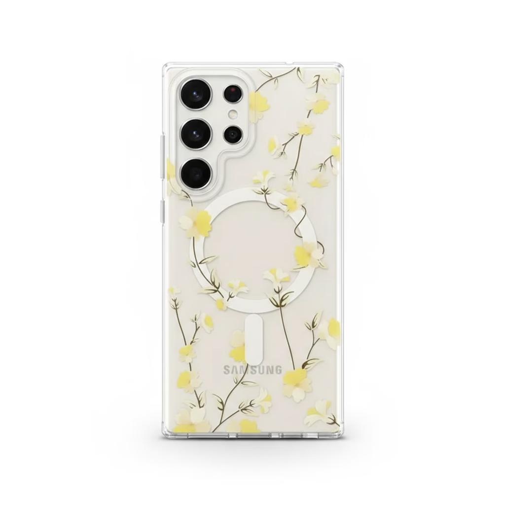 Samsung S25 Edge - Garden Case w/ MagSafe - Peach (1)