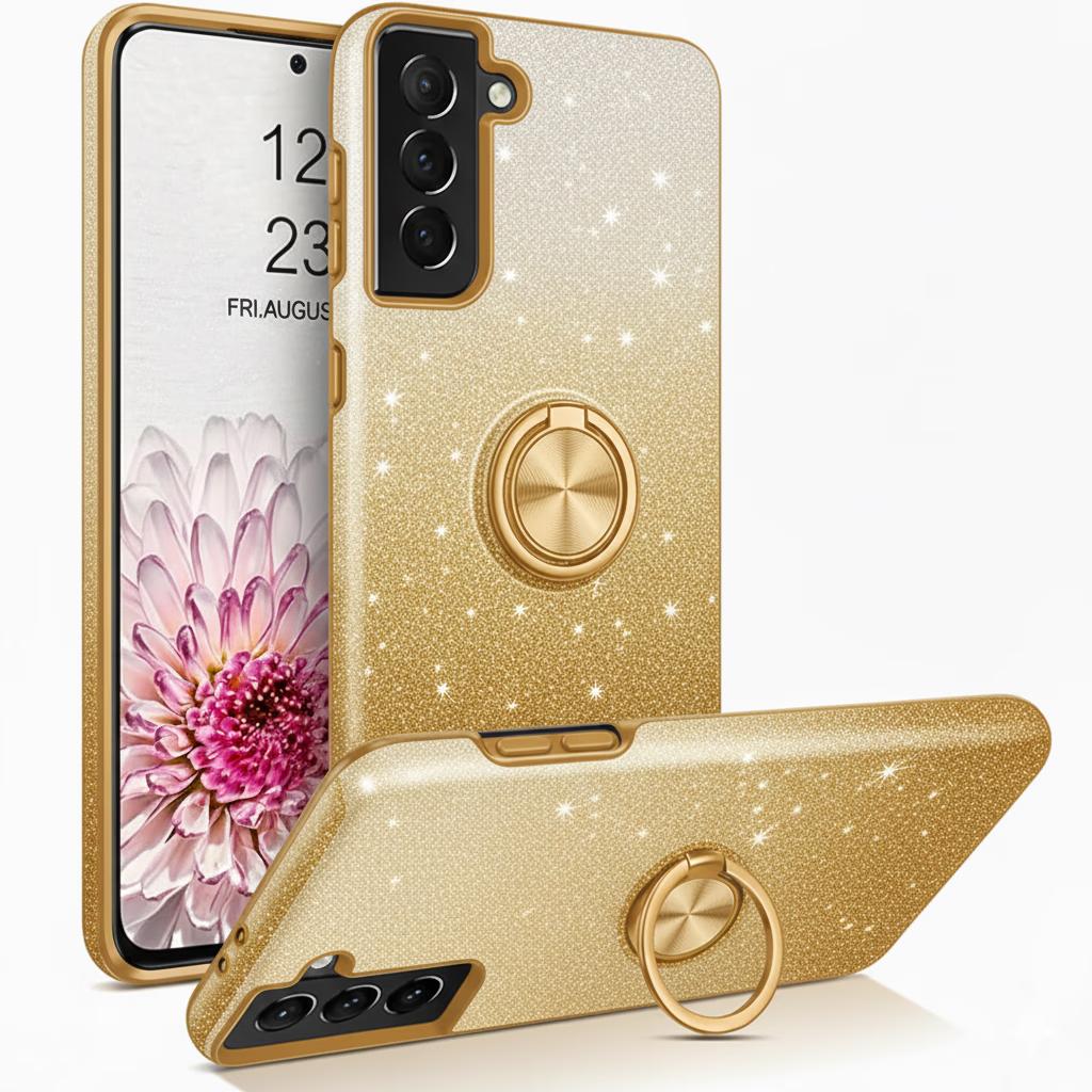 Samsung S23FE - Fusion Chrome Ring Case - Gold