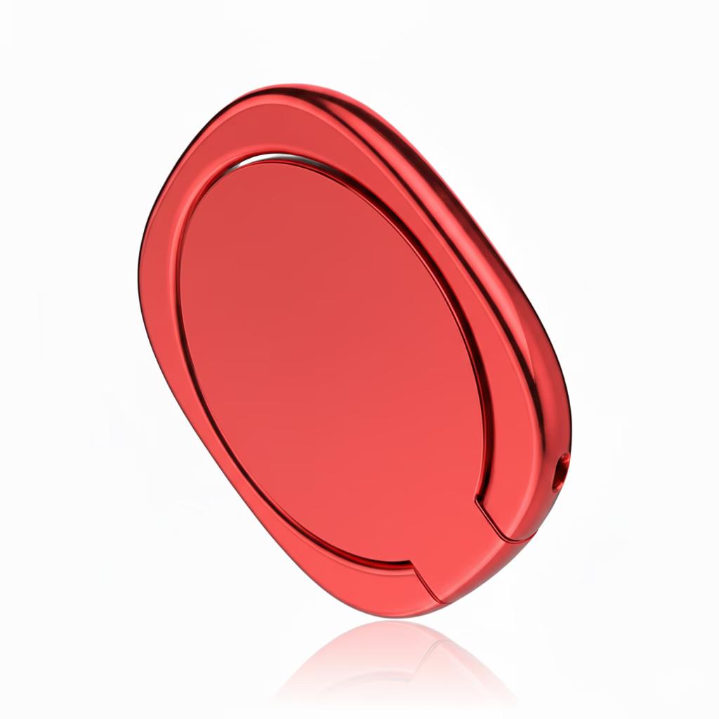 Metal Phone Ring Stand - Red