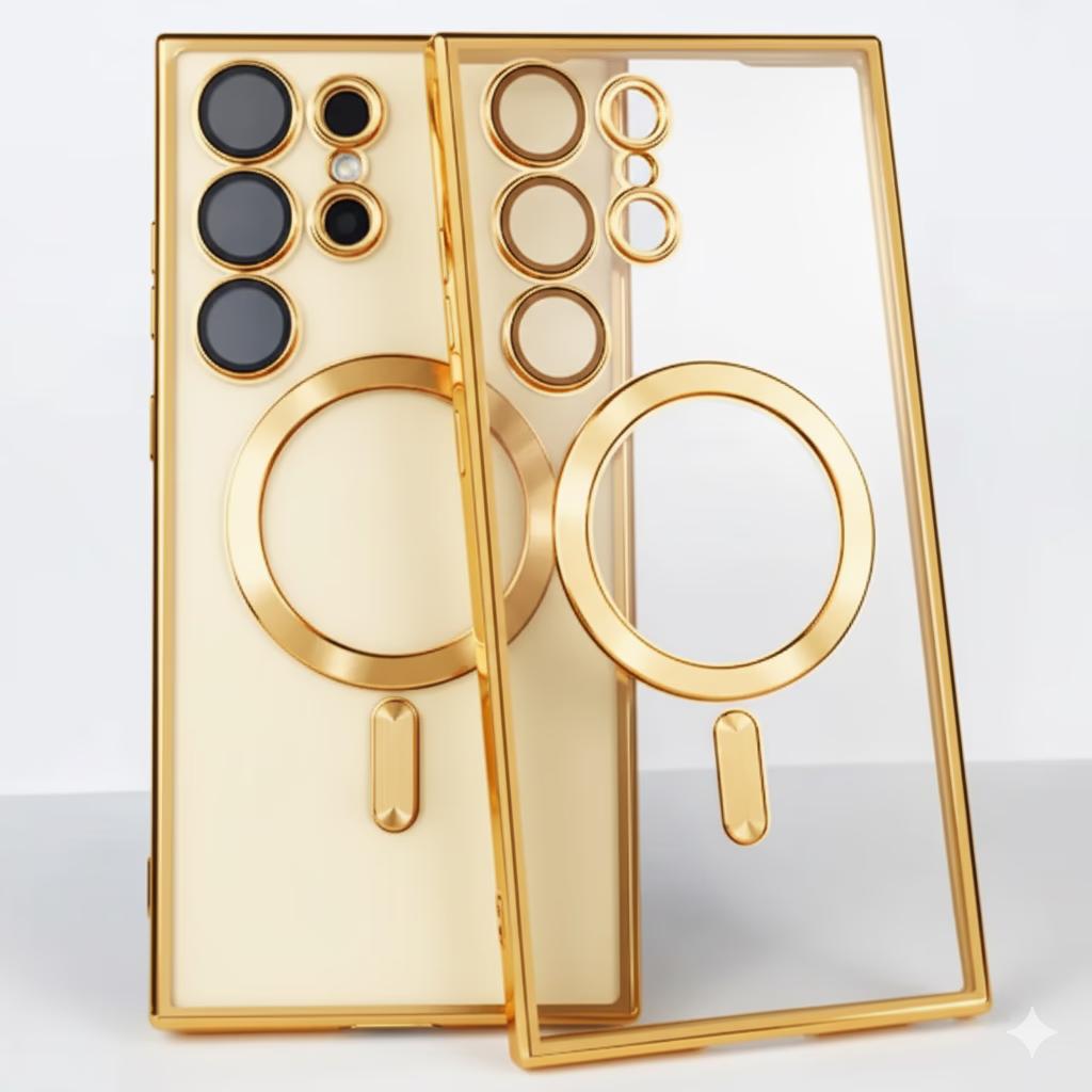 Samsung A17/A26 - Chrome Magsafe + Lens Protection - Gold