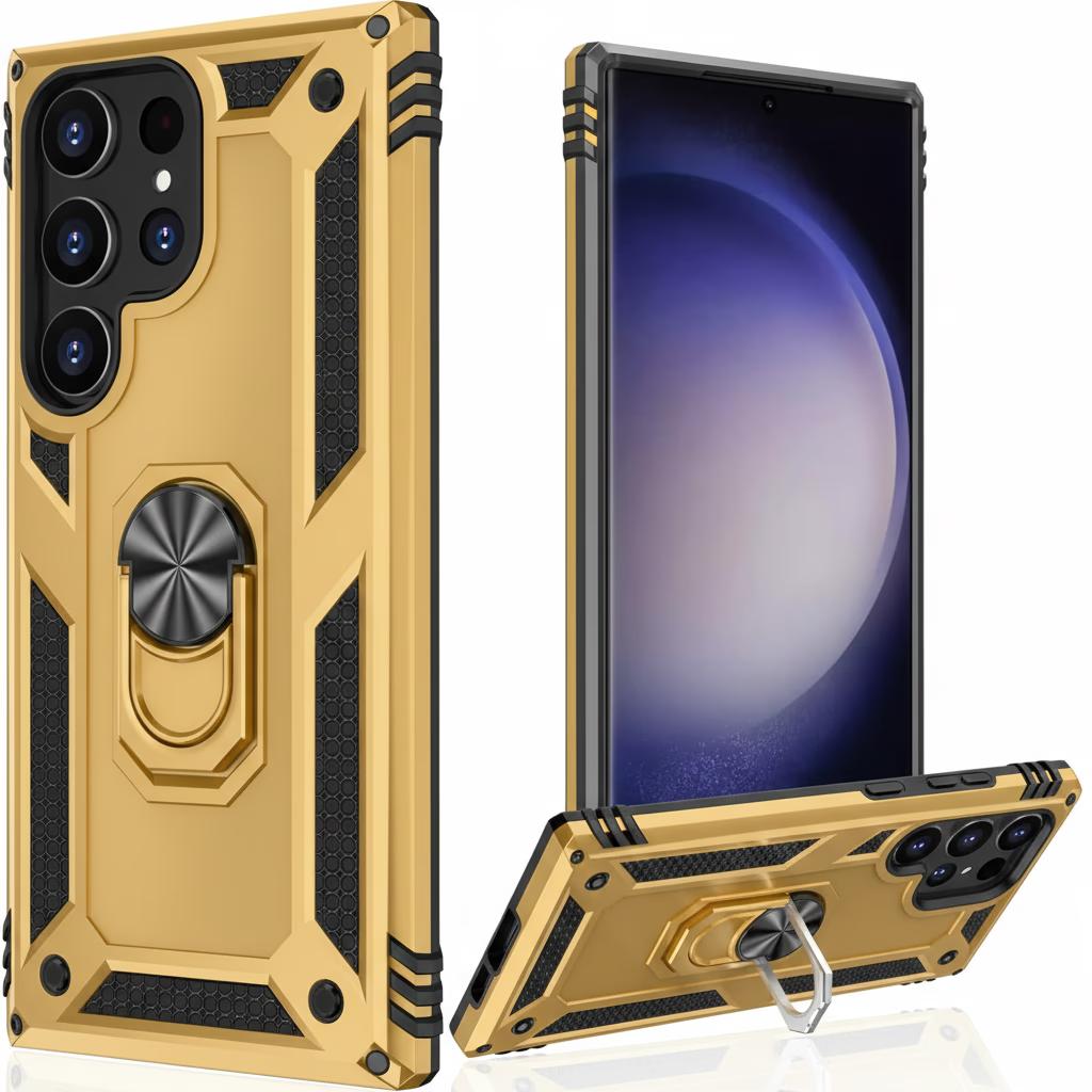 Samsung S23 Ultra - Army Ring - Gold