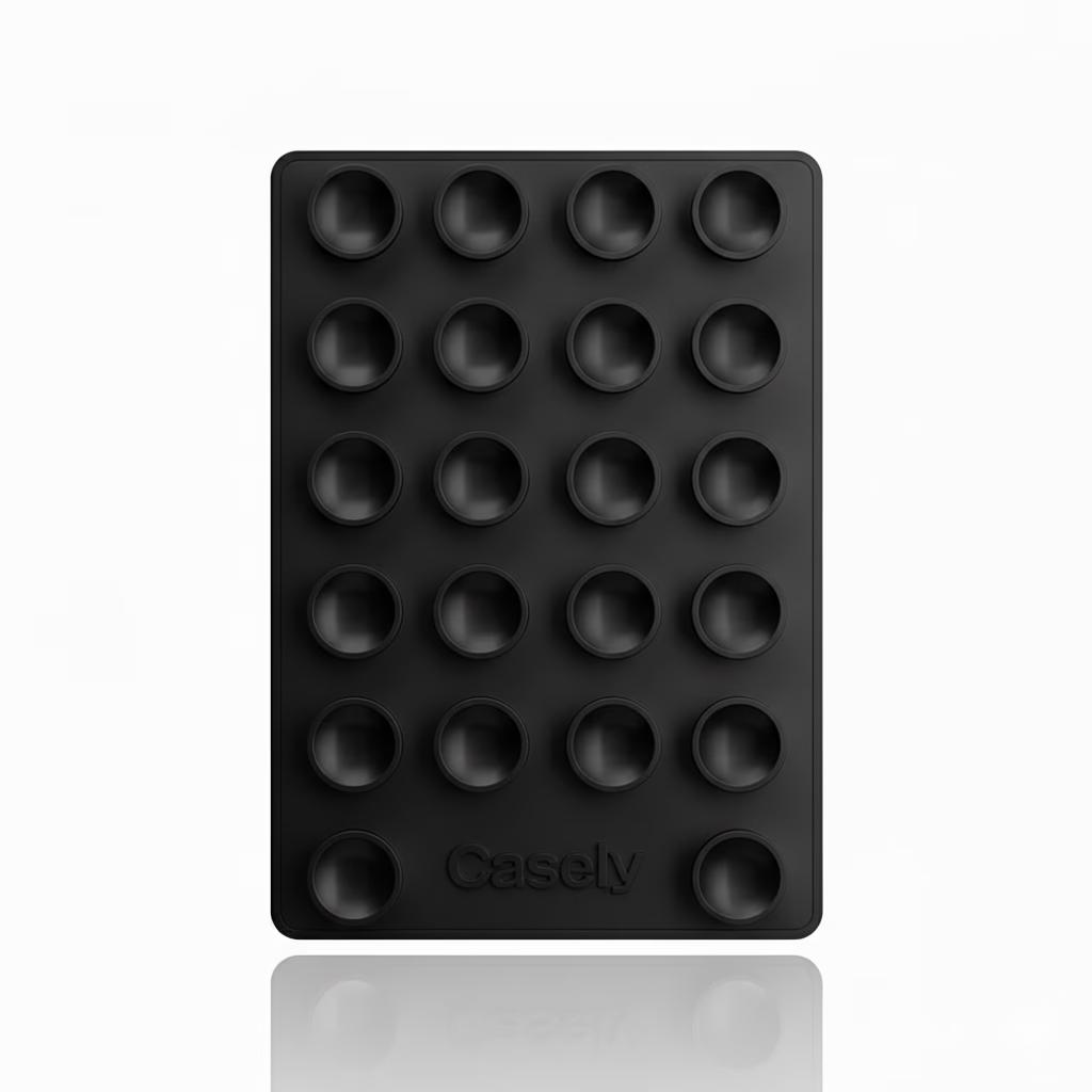 Suction Cup Grip - XL- Size Multi-Surface Attachable - Black