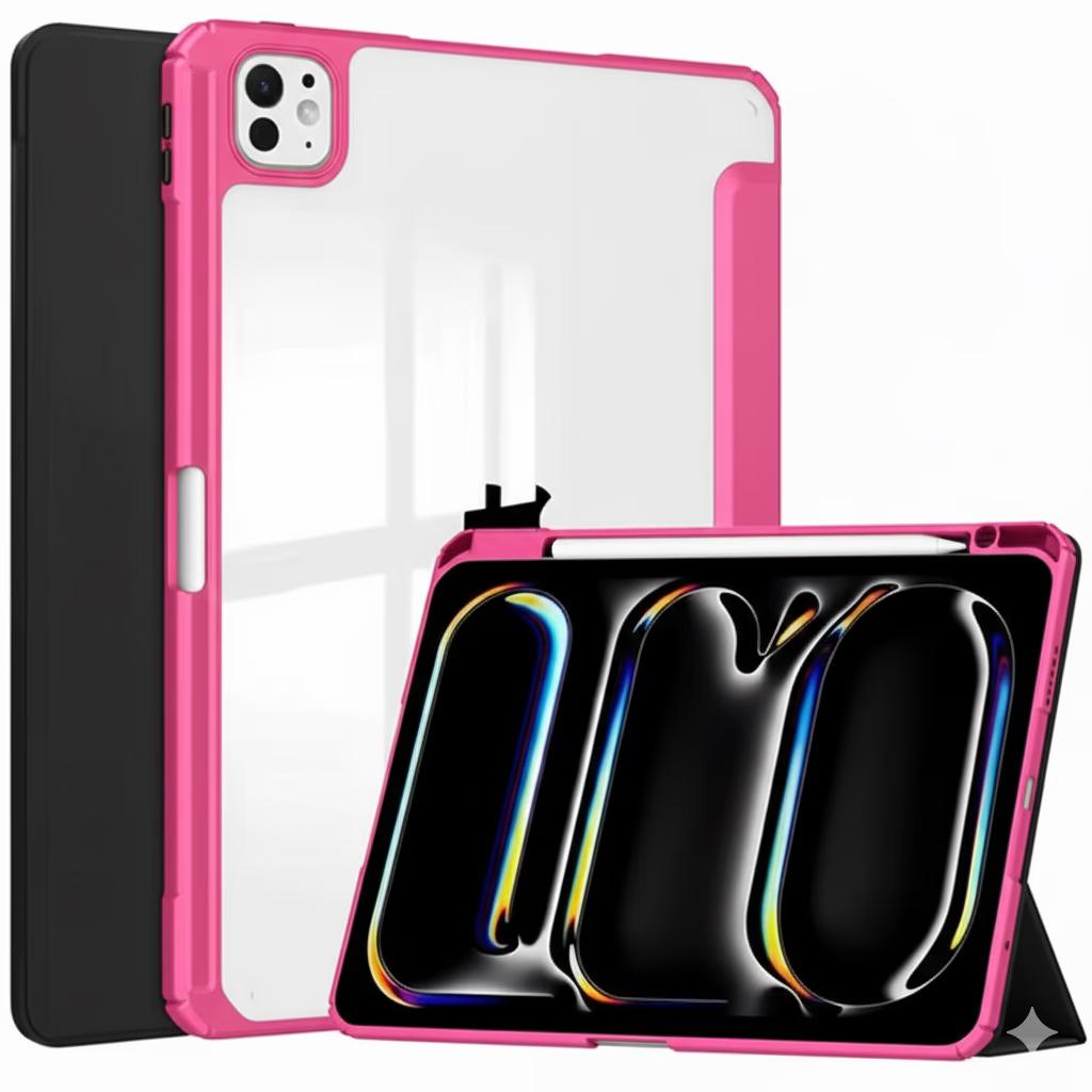 iPad 10.2 - Smart Folio with Pen Slot - Hot Pink
