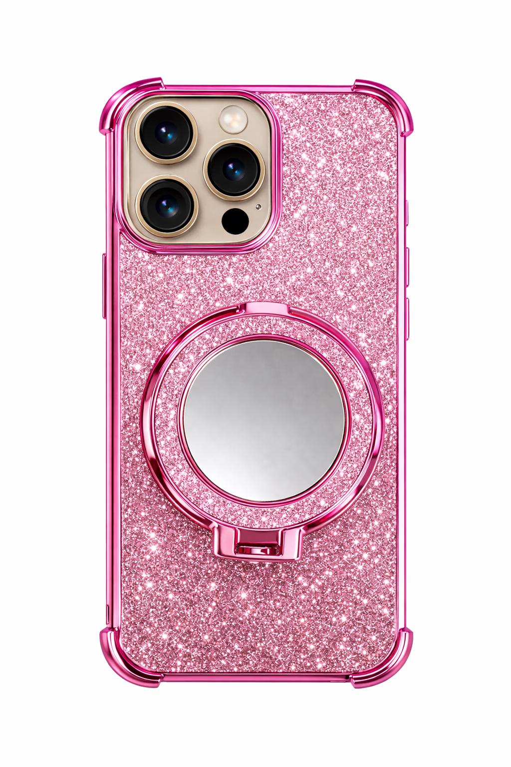 iPhone 15 Pro - Shimmer Mirror w/MagSafe - Pink