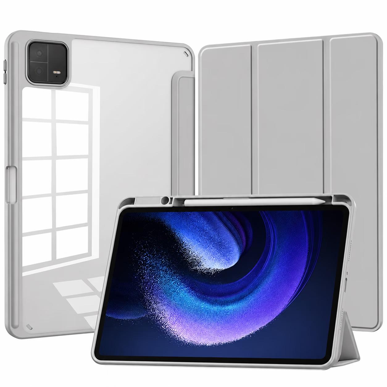 iPad Pro 11 (2024) - Hybrid Folio w/ Pen Slot - Grey