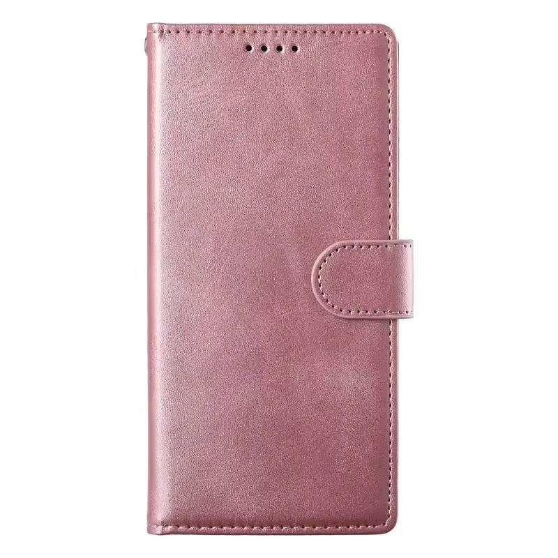 Samsung S23 - Classic Leather Wallet - Rose Gold