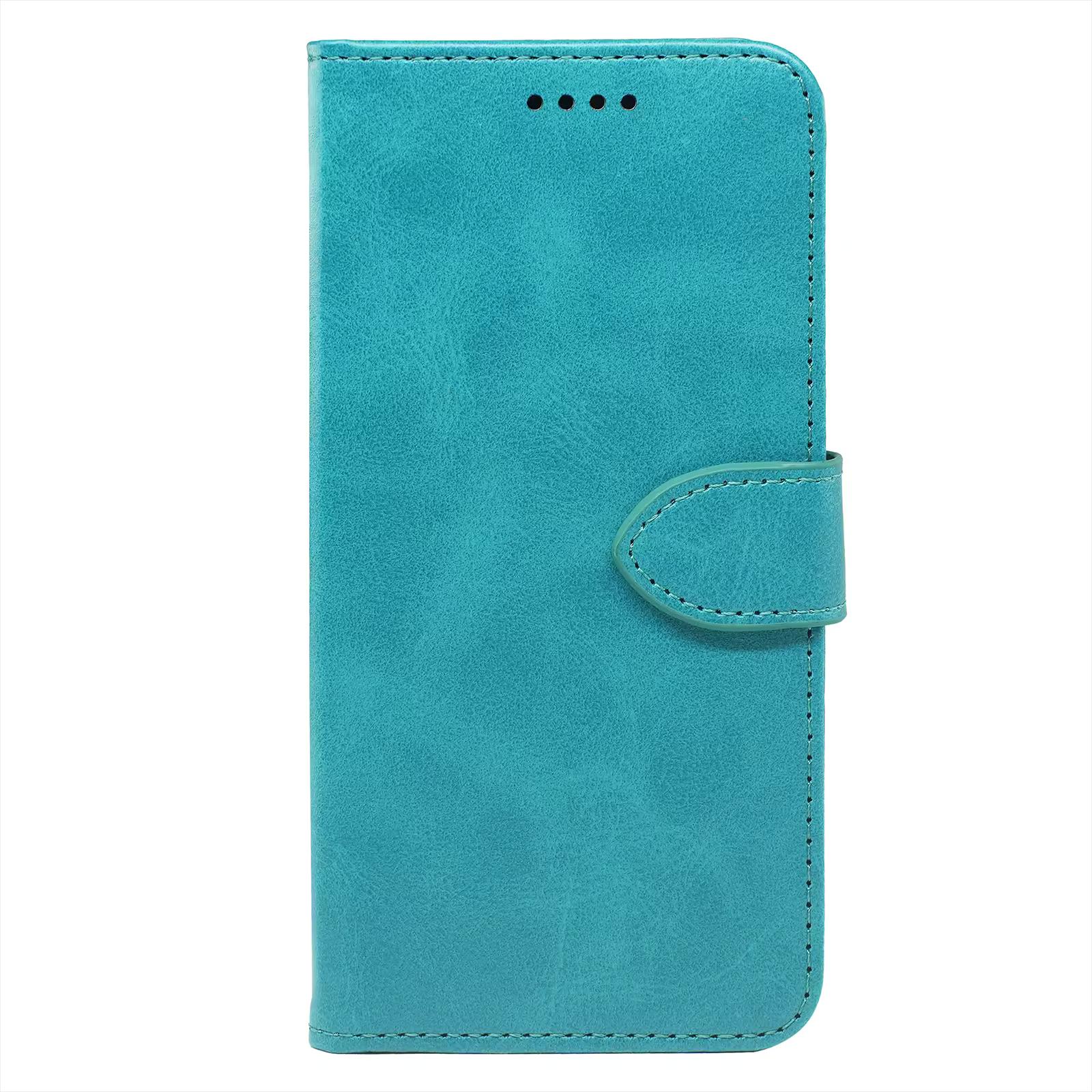 Samsung S23 - Classic Leather Wallet - Teal