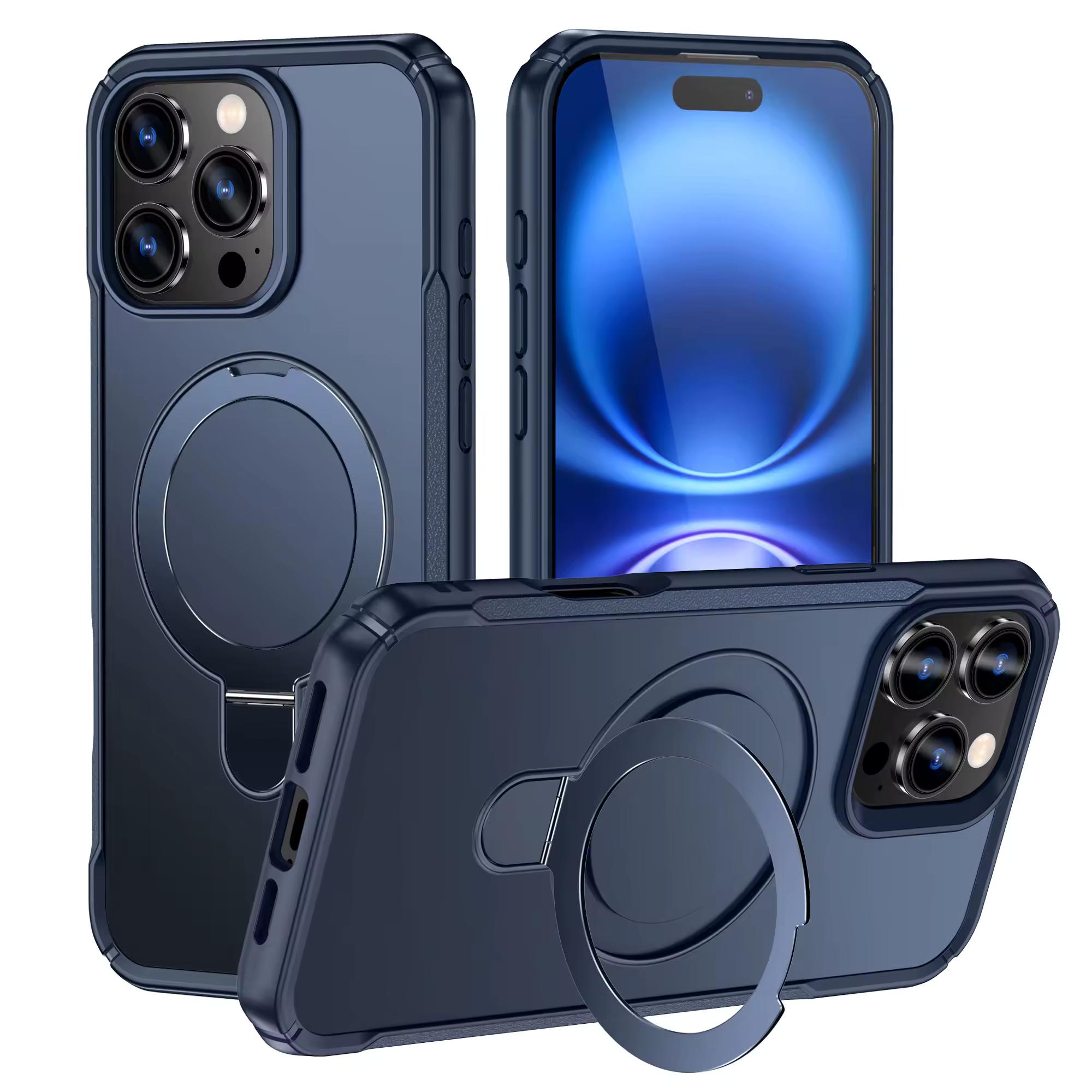 iPhone 13 Pro Max - Armor MagStand - Navy Blue