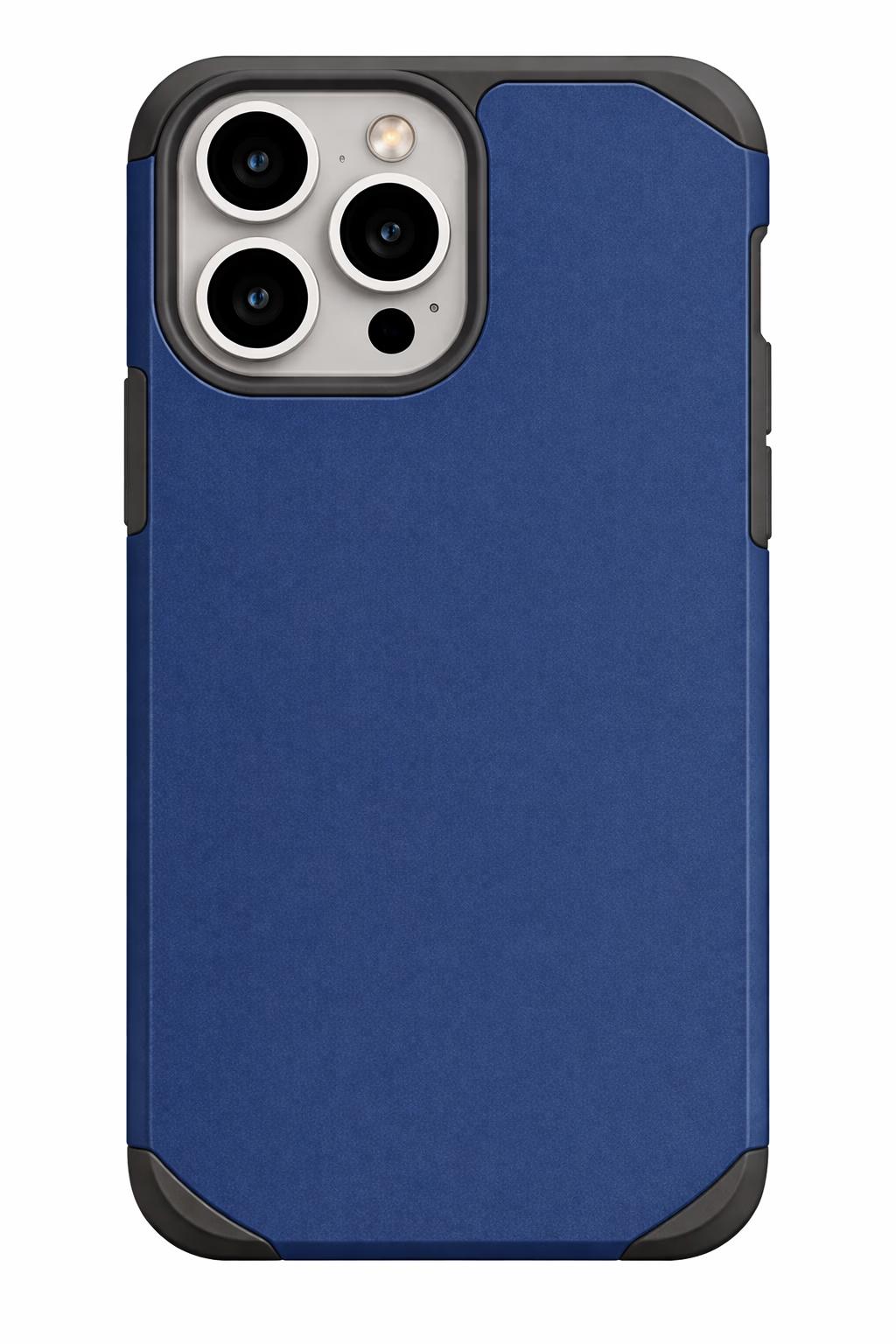 iPhone 15 Pro Max - Sleek Armor Case - Navy Blue