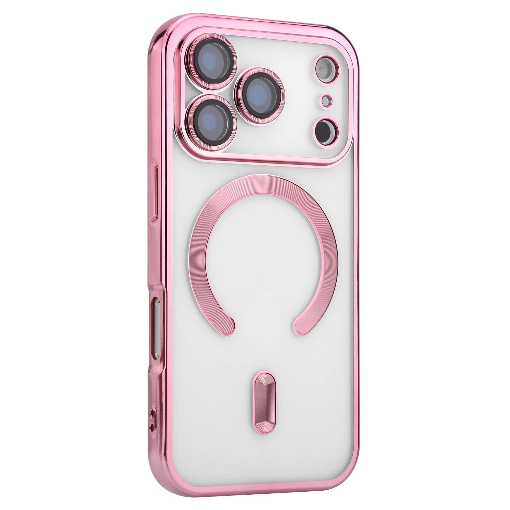 iPhone 17 Pro - Chrome Magsafe + Lens Protection - Rose Gold