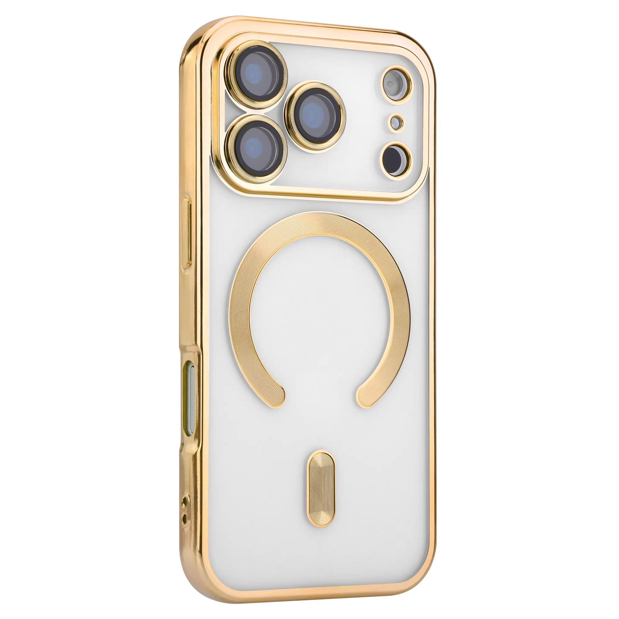 iPhone 17 Pro - Chrome Magsafe + Lens Protection - Gold