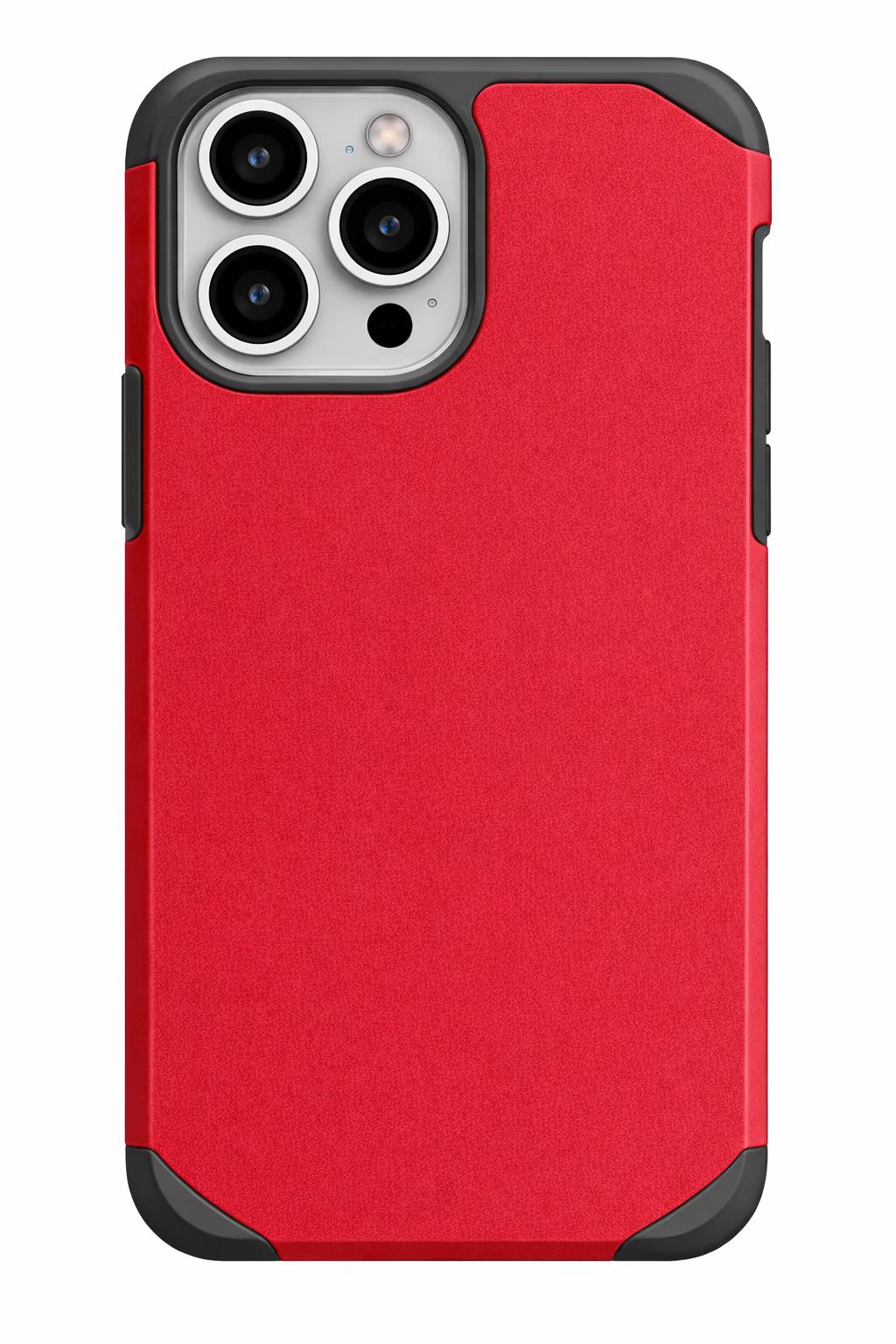 iPhone 15 Pro Max - Sleek Armor Case - Red