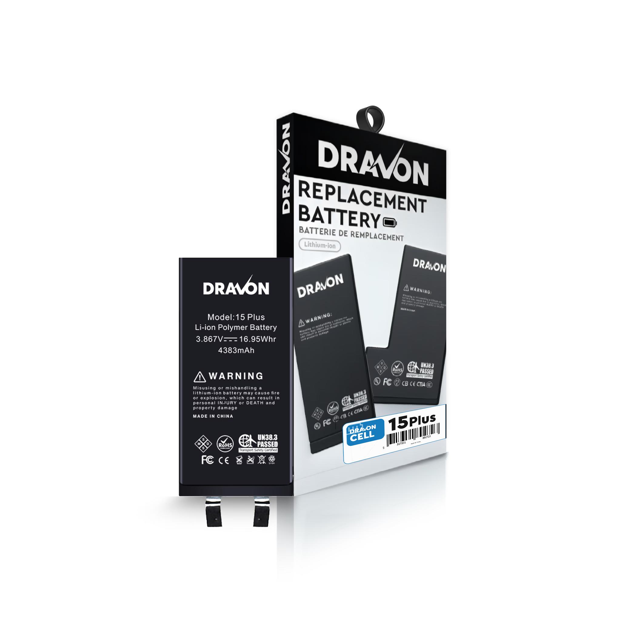 iPhone 15 Plus - Dravon Replacement Battery