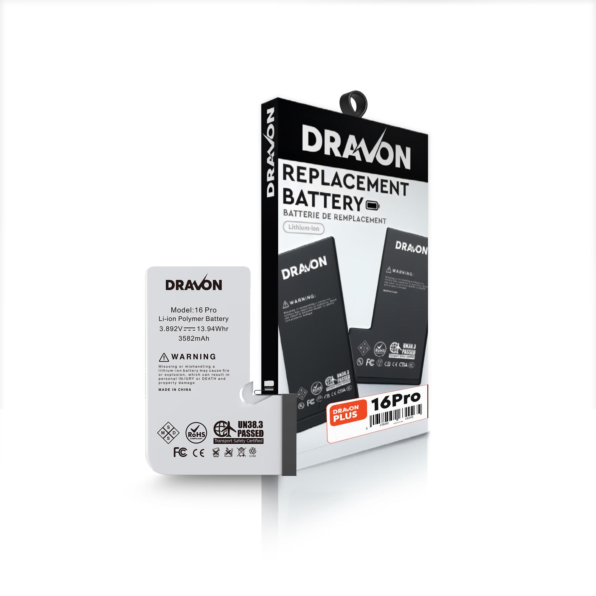 iPhone 16 Pro - Dravon Replacement Battery