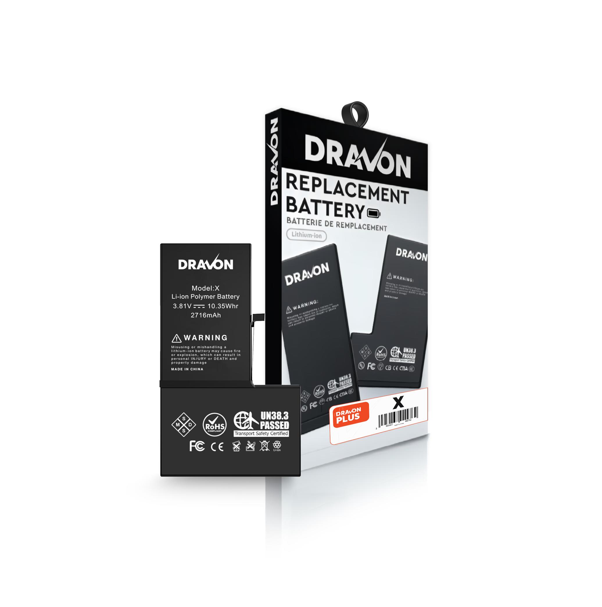 iPhone X - Dravon Replacement Battery
