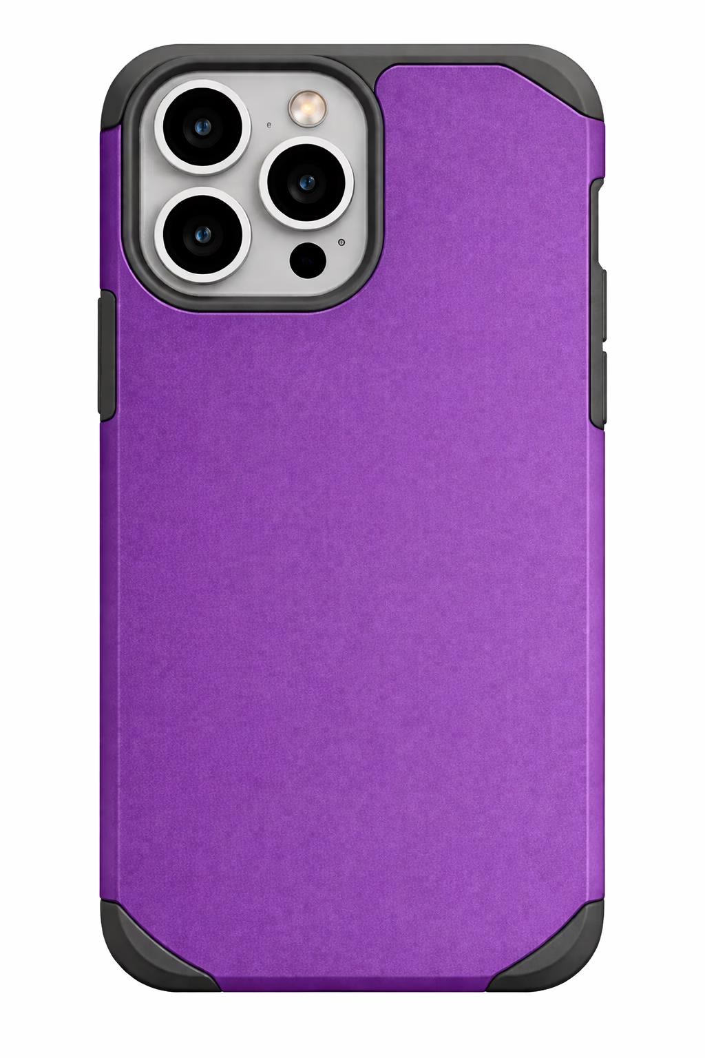 iPhone 15 Pro Max - Sleek Armor Case - Purple