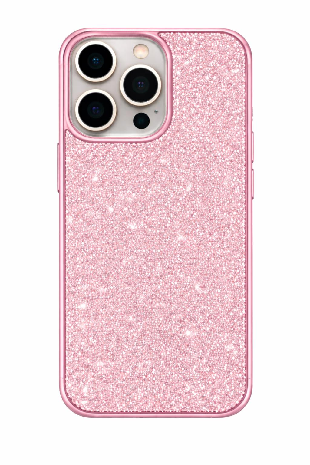iPhone 15 Pro - Stone Diamond Case - Pink