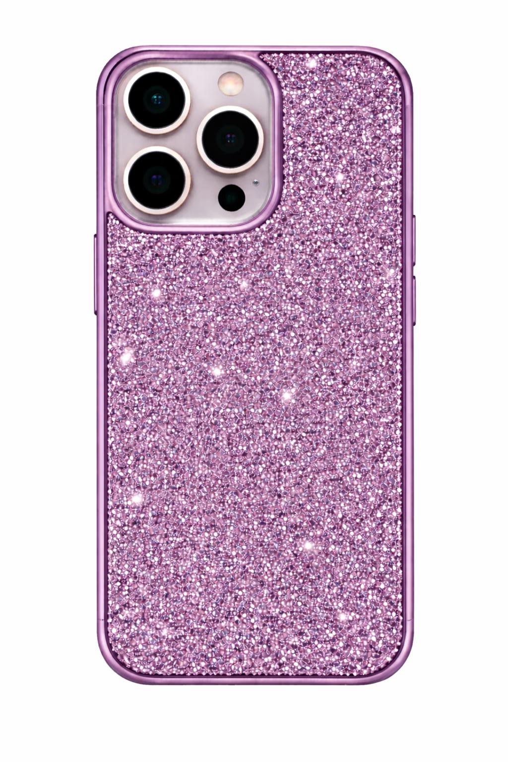iPhone 15 Pro Max - Stone Diamond Case - Purple